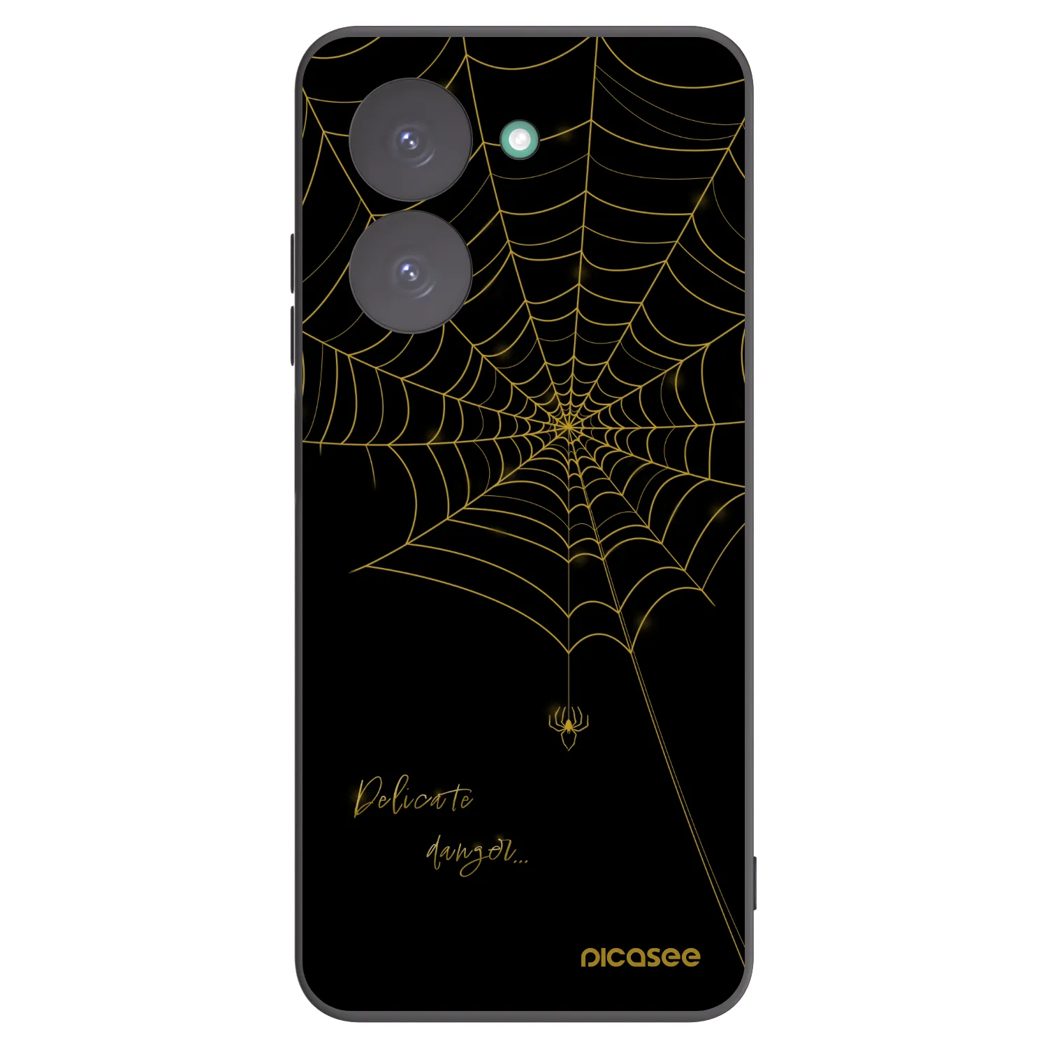 Picasee silikonový černý obal pro Xiaomi Redmi A5 - Delicate danger