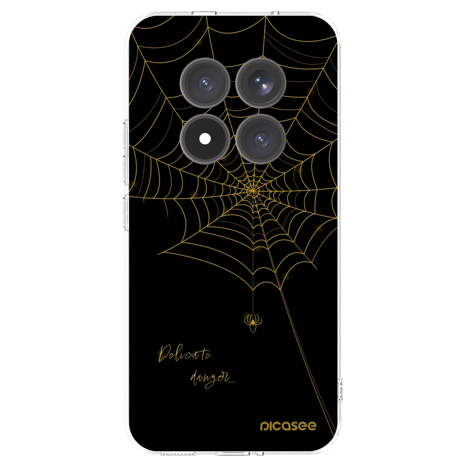 Picasee silikonový průhledný obal pro Xiaomi Redmi Note 15 Pro+ - Delicate danger