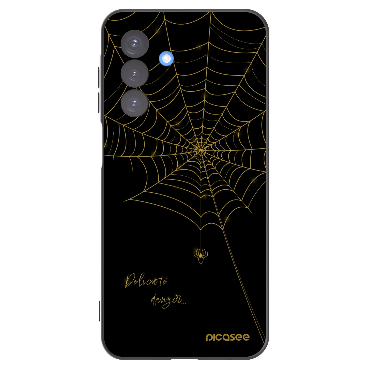 Picasee silikonový černý obal pro Samsung Galaxy A17 5G - Delicate danger