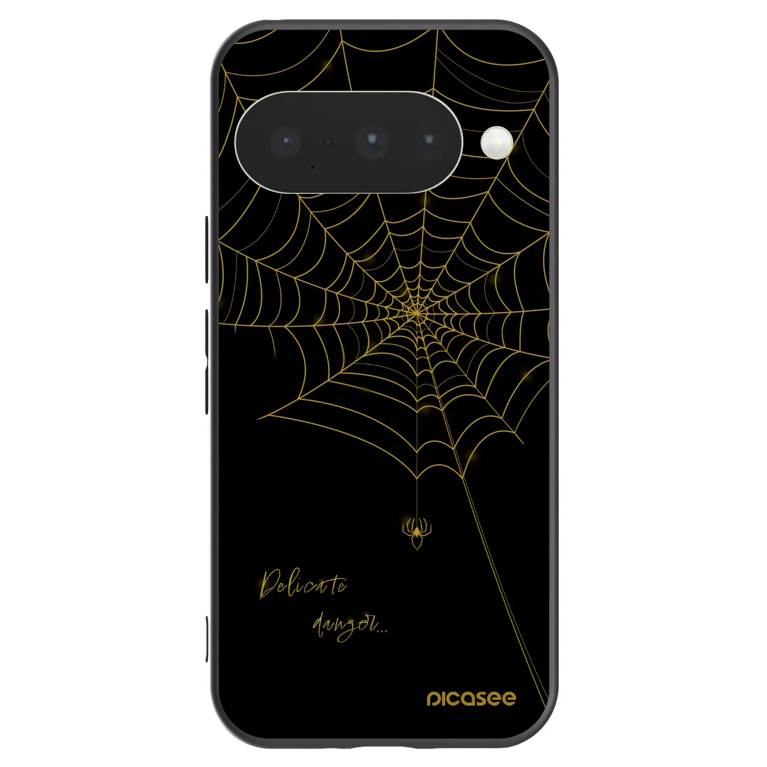 Picasee silikonový černý obal pro Google Pixel 10 - Delicate danger