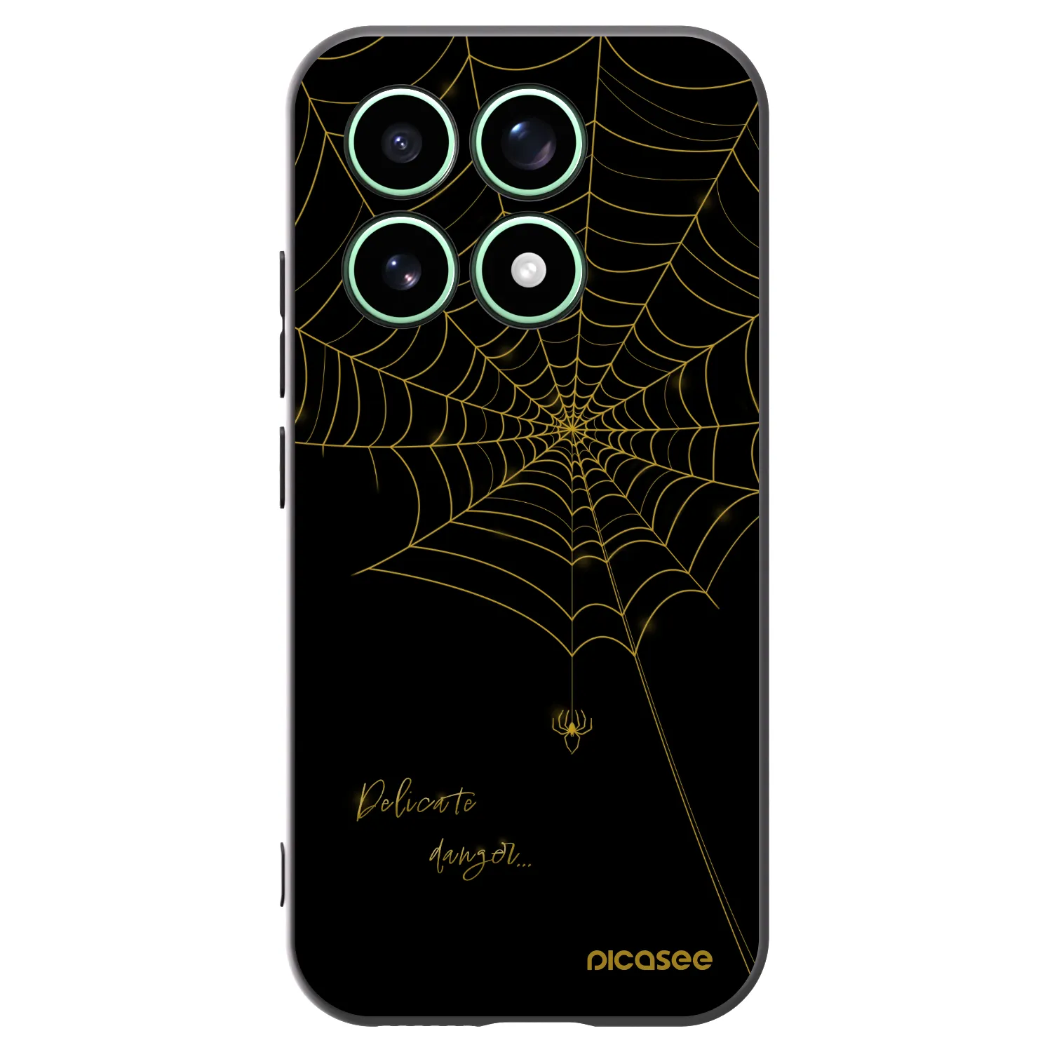 Picasee silikonový černý obal pro Xiaomi 17 - Delicate danger