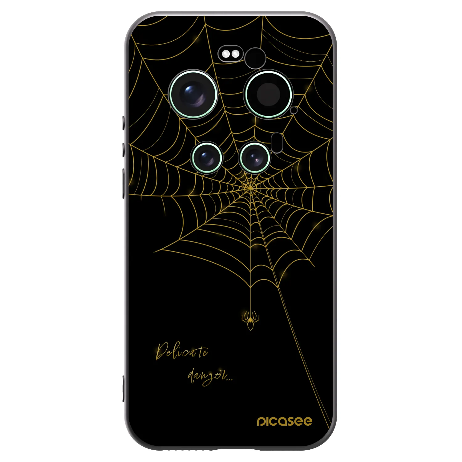 Picasee silikonový černý obal pro Xiaomi 17 Ultra - Delicate danger