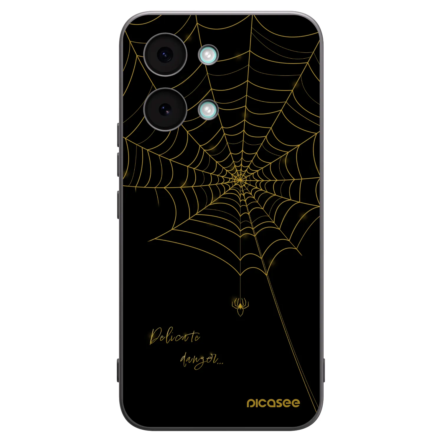 Picasee silikonový černý obal pro Xiaomi Poco X8 Pro Max - Delicate danger