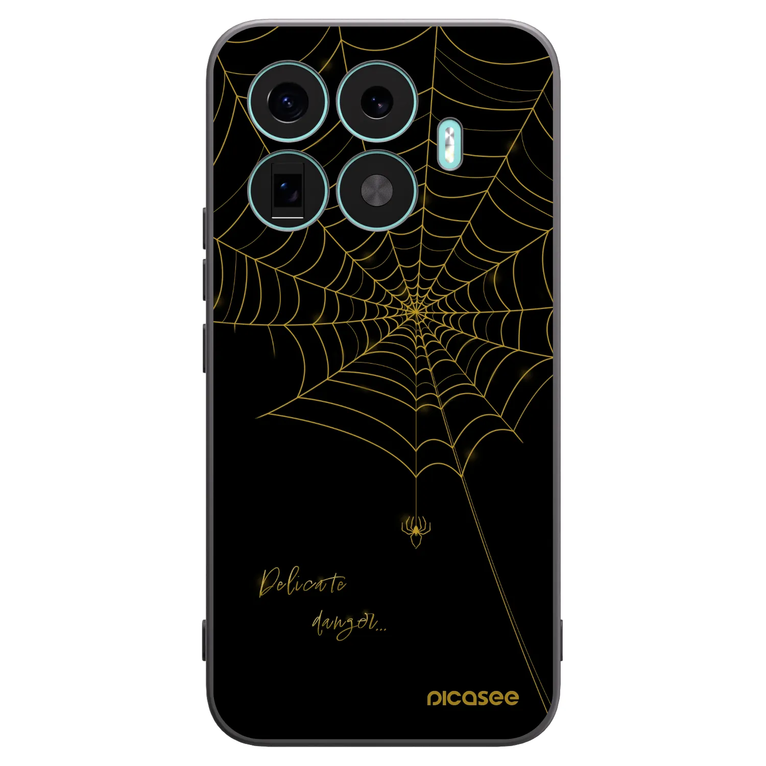 Picasee silikonový černý obal pro Xiaomi 17T Pro - Delicate danger