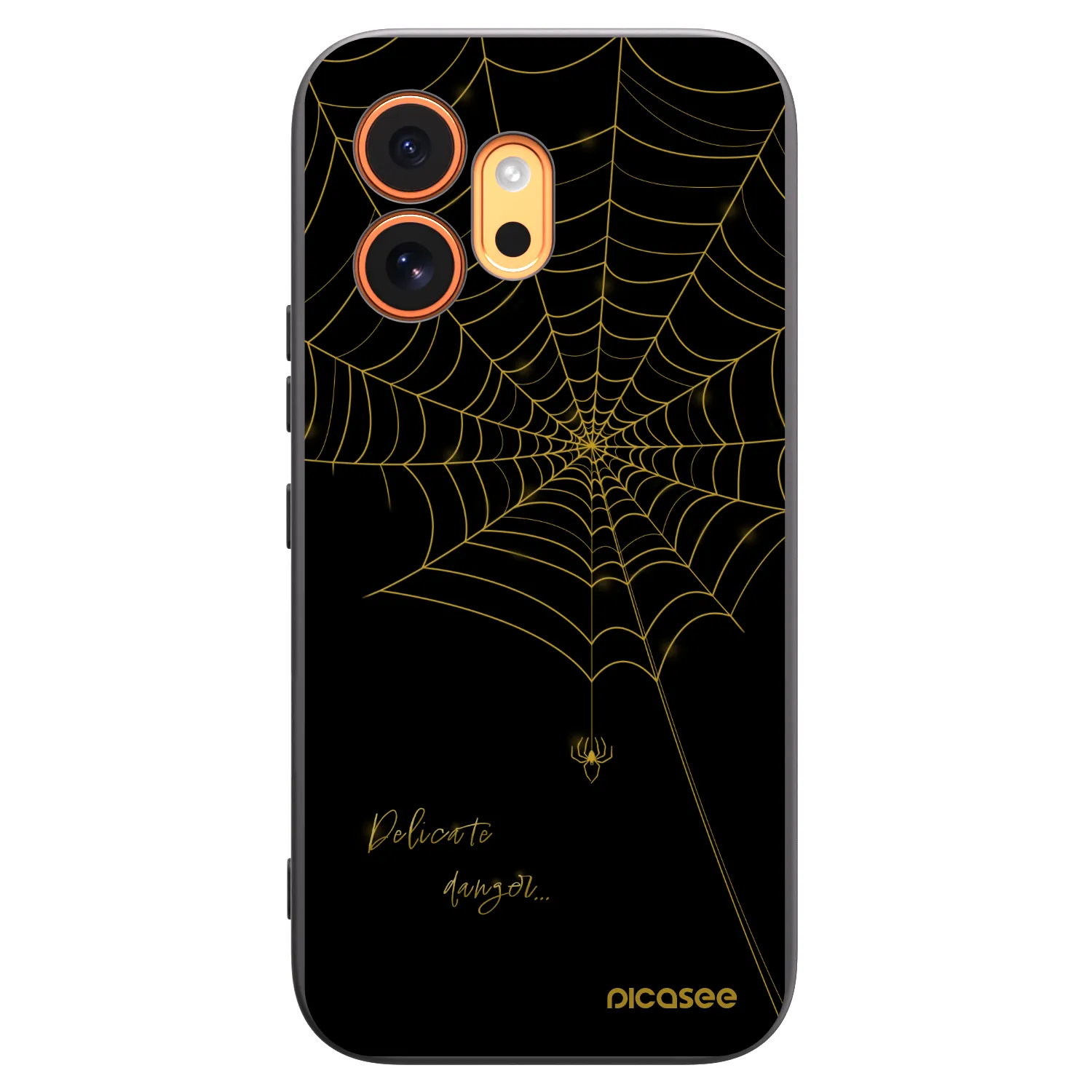 Picasee silikonový černý obal pro Honor 600 - Delicate danger
