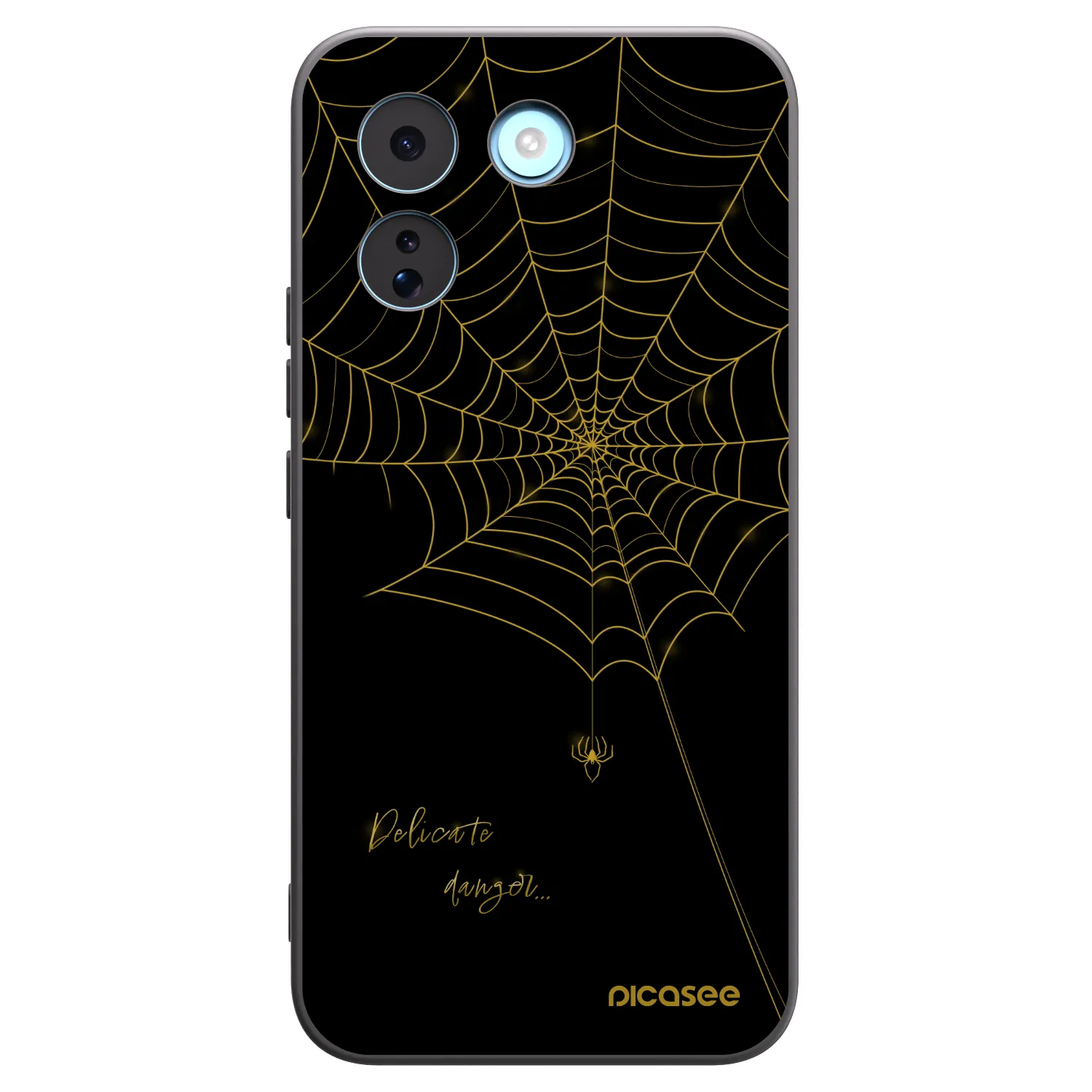 Picasee silikonový černý obal pro Xiaomi Redmi Note 17 Pro MAX 5G - Delicate danger