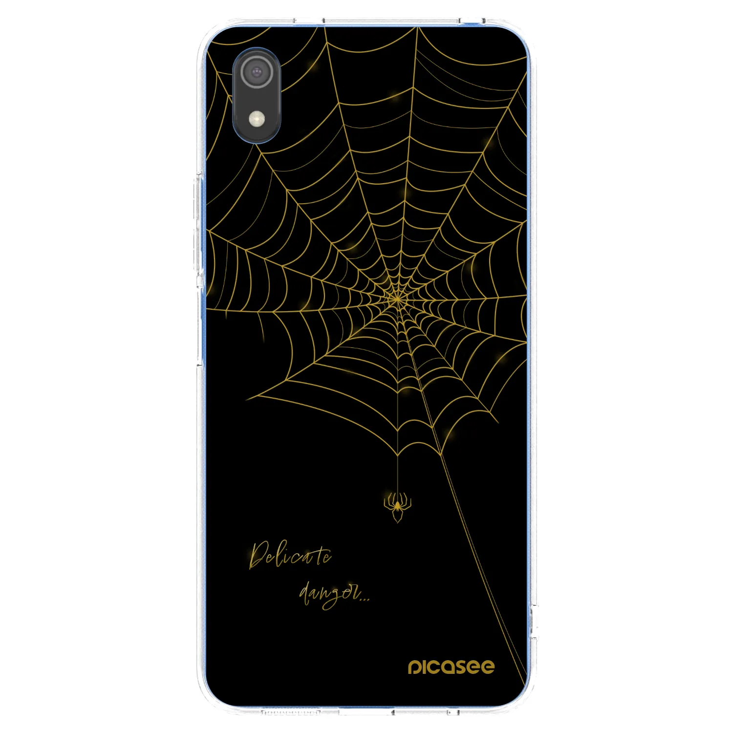 Picasee silikonový průhledný obal pro Xiaomi Redmi 7A - Delicate danger