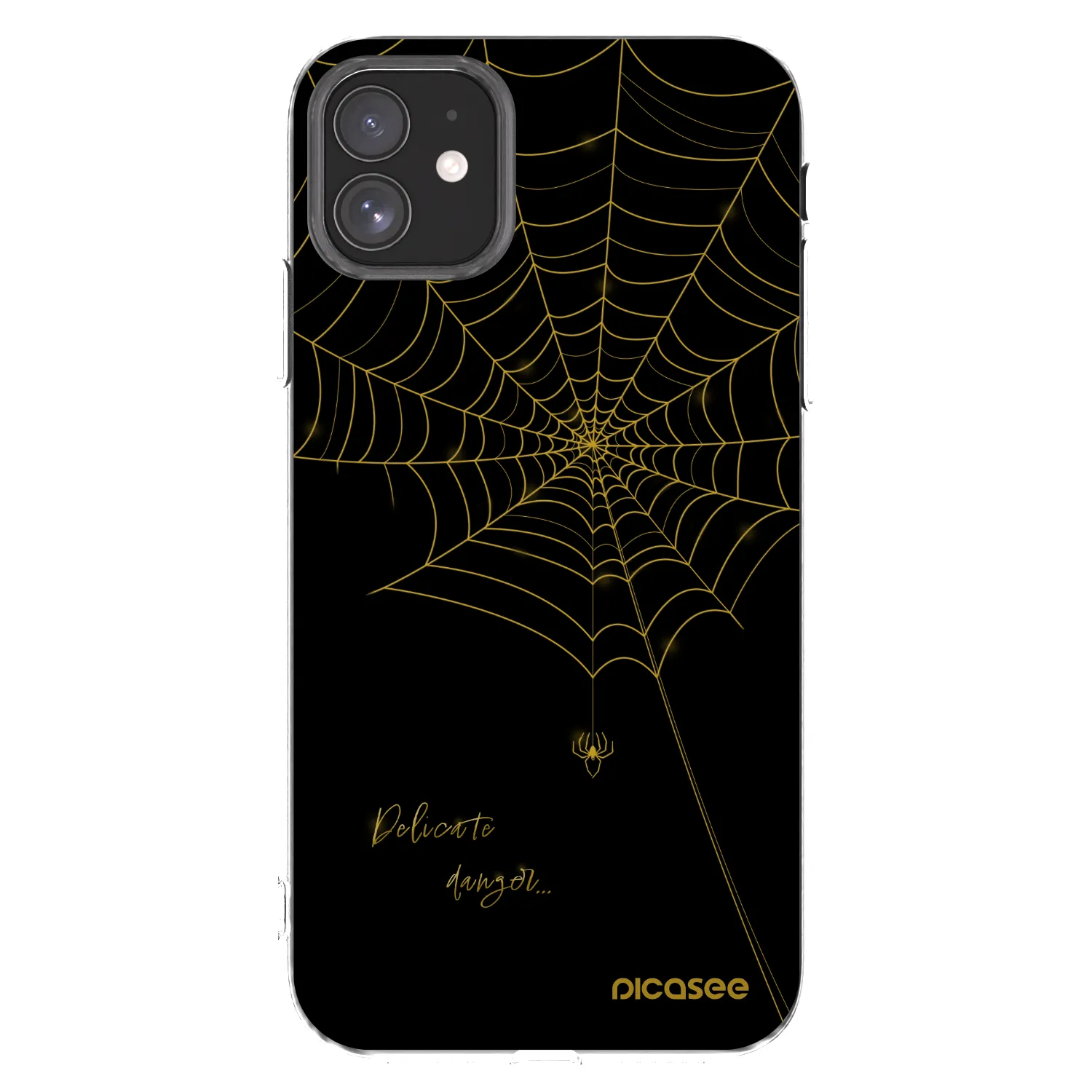 Picasee silikonový průhledný obal pro Apple iPhone 11 - Delicate danger