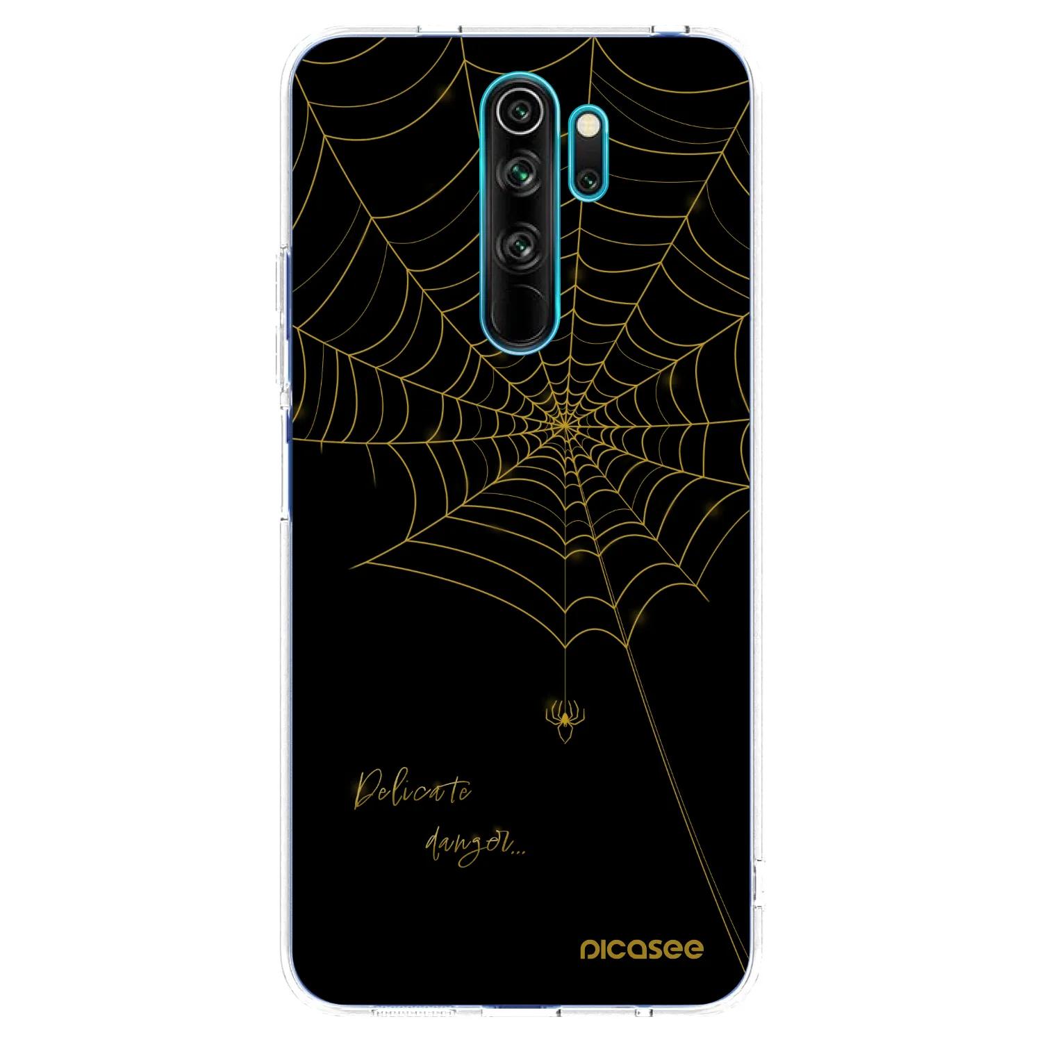 Picasee silikonový průhledný obal pro Xiaomi Redmi Note 8 Pro - Delicate danger