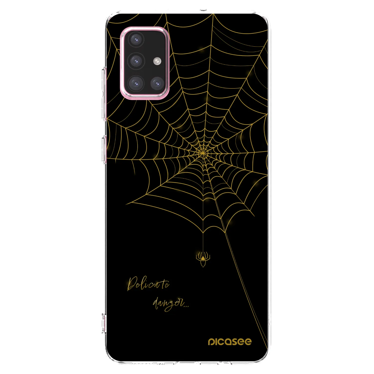 Picasee silikonový průhledný obal pro Samsung Galaxy A71 A715F - Delicate danger