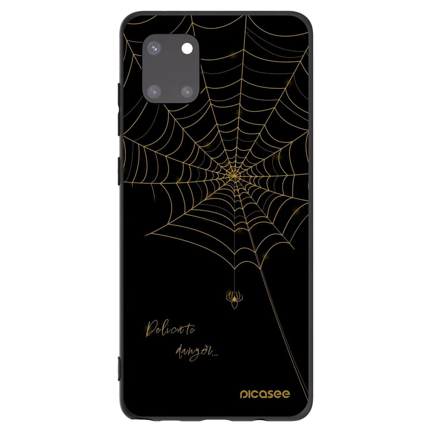 Picasee silikonový černý obal pro Samsung Galaxy Note 10 Lite N770F - Delicate danger