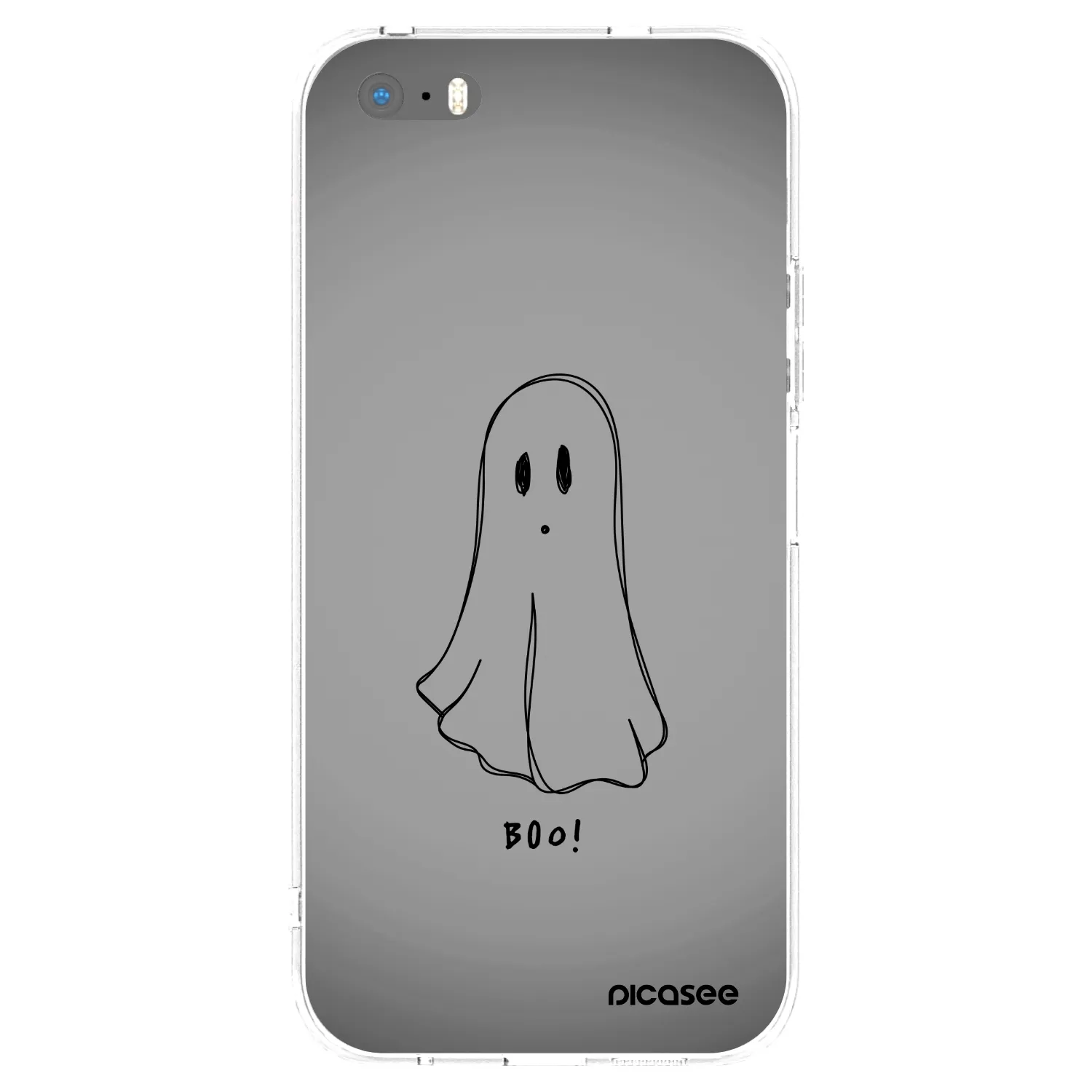 Picasee silikonový průhledný obal pro Apple iPhone 5/5S/SE - Ghost