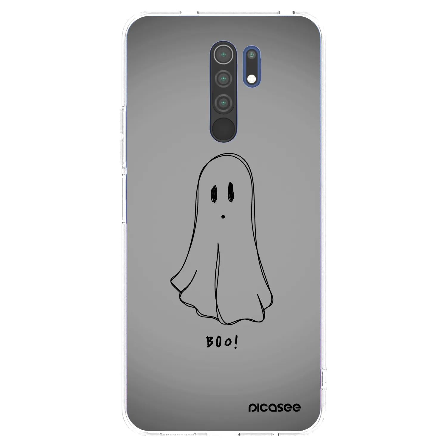 Picasee silikonový průhledný obal pro Xiaomi Redmi 9 - Ghost