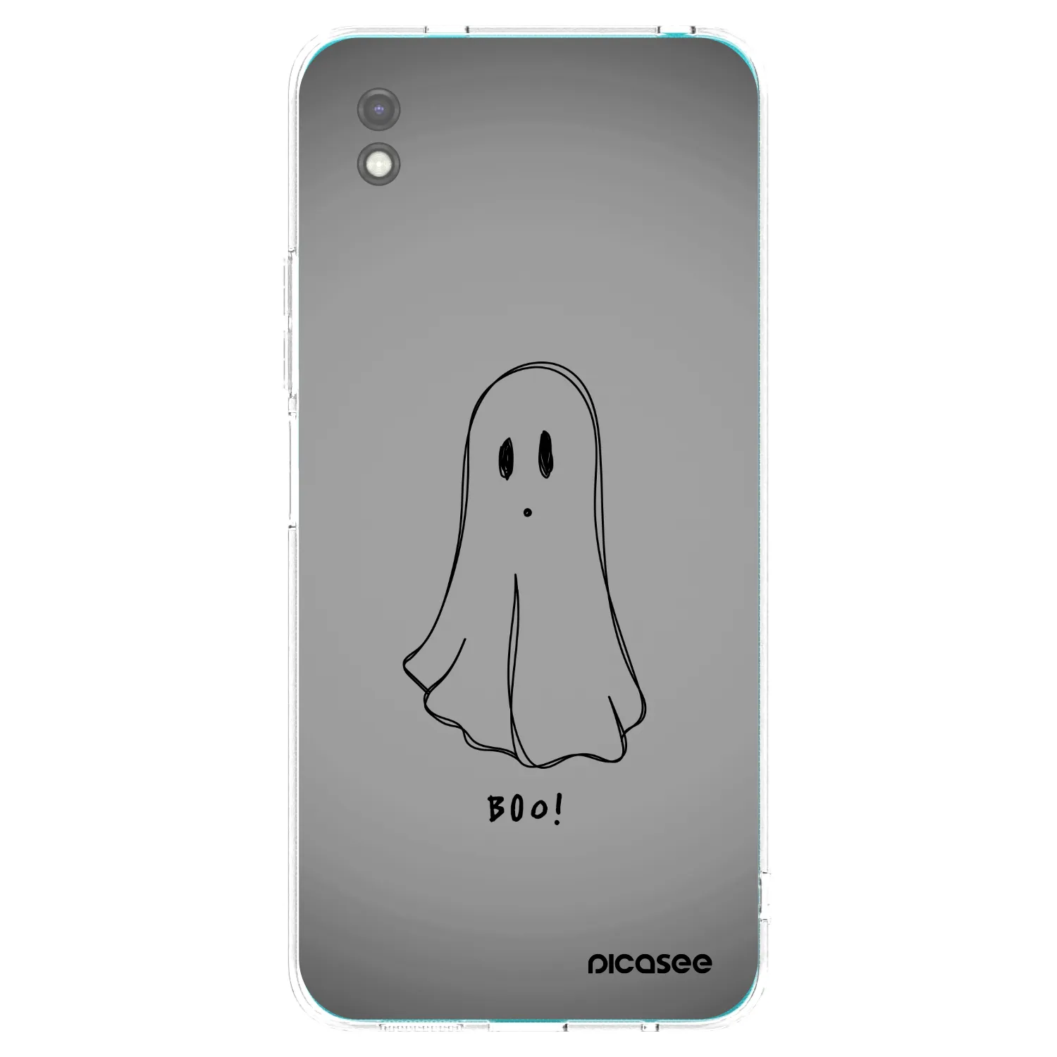 Picasee silikonový černý obal pro Xiaomi Redmi 9A - Ghost
