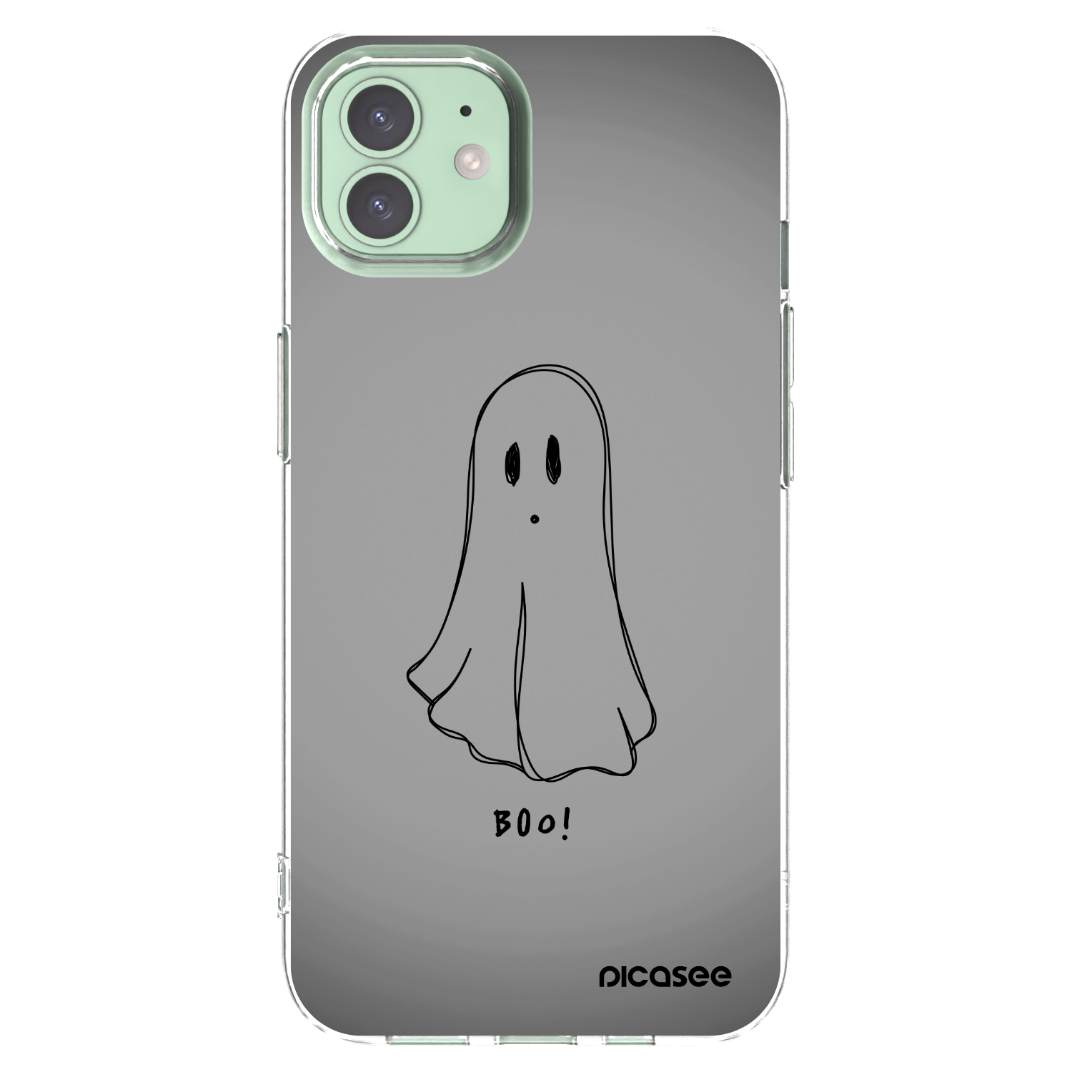Picasee silikonový průhledný obal pro Apple iPhone 12 - Ghost