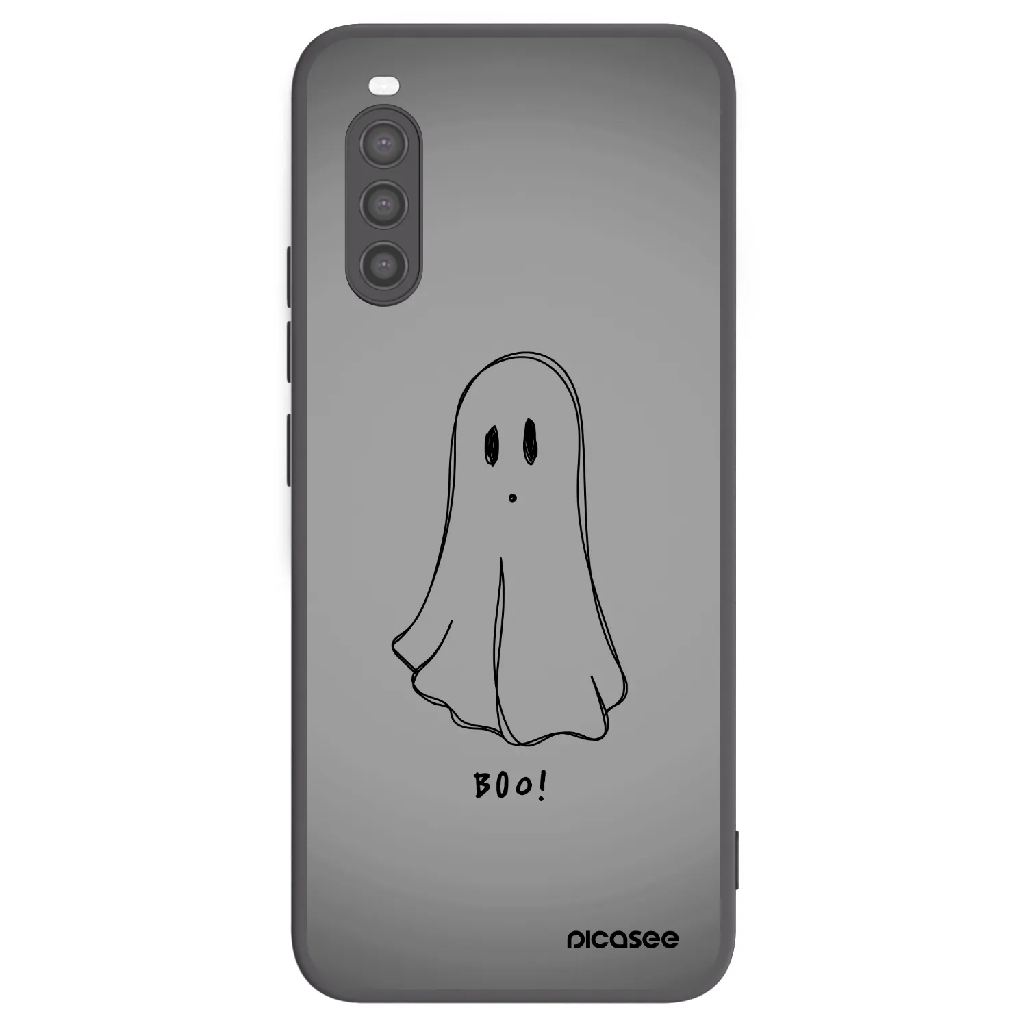Picasee silikonový černý obal pro Sony Xperia 10 II - Ghost