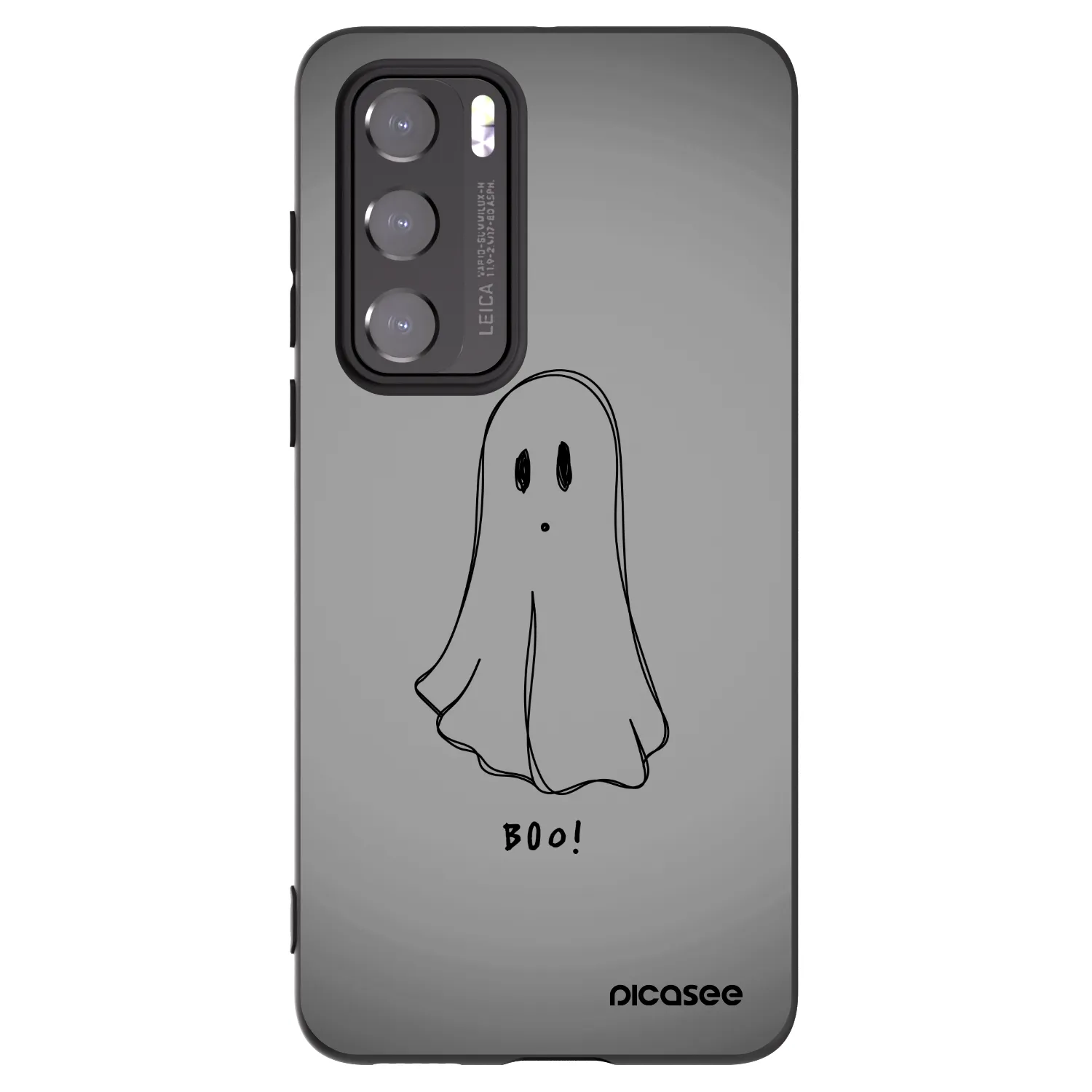 Picasee silikonový černý obal pro Huawei P40 - Ghost