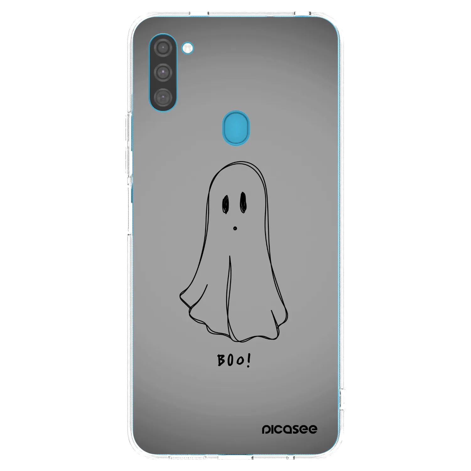 Picasee silikonový průhledný obal pro Samsung Galaxy M11 - Ghost