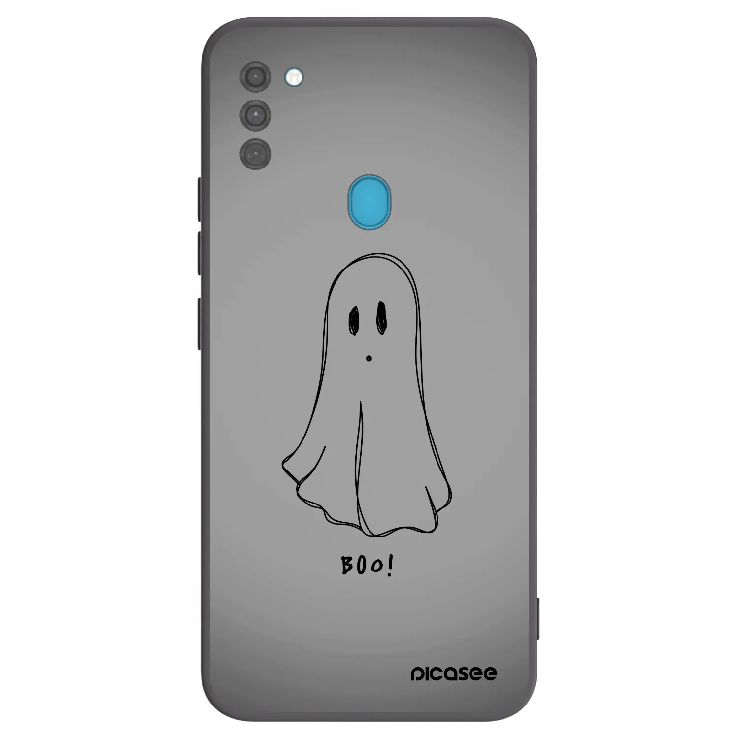 Picasee silikonový černý obal pro Samsung Galaxy M11 - Ghost