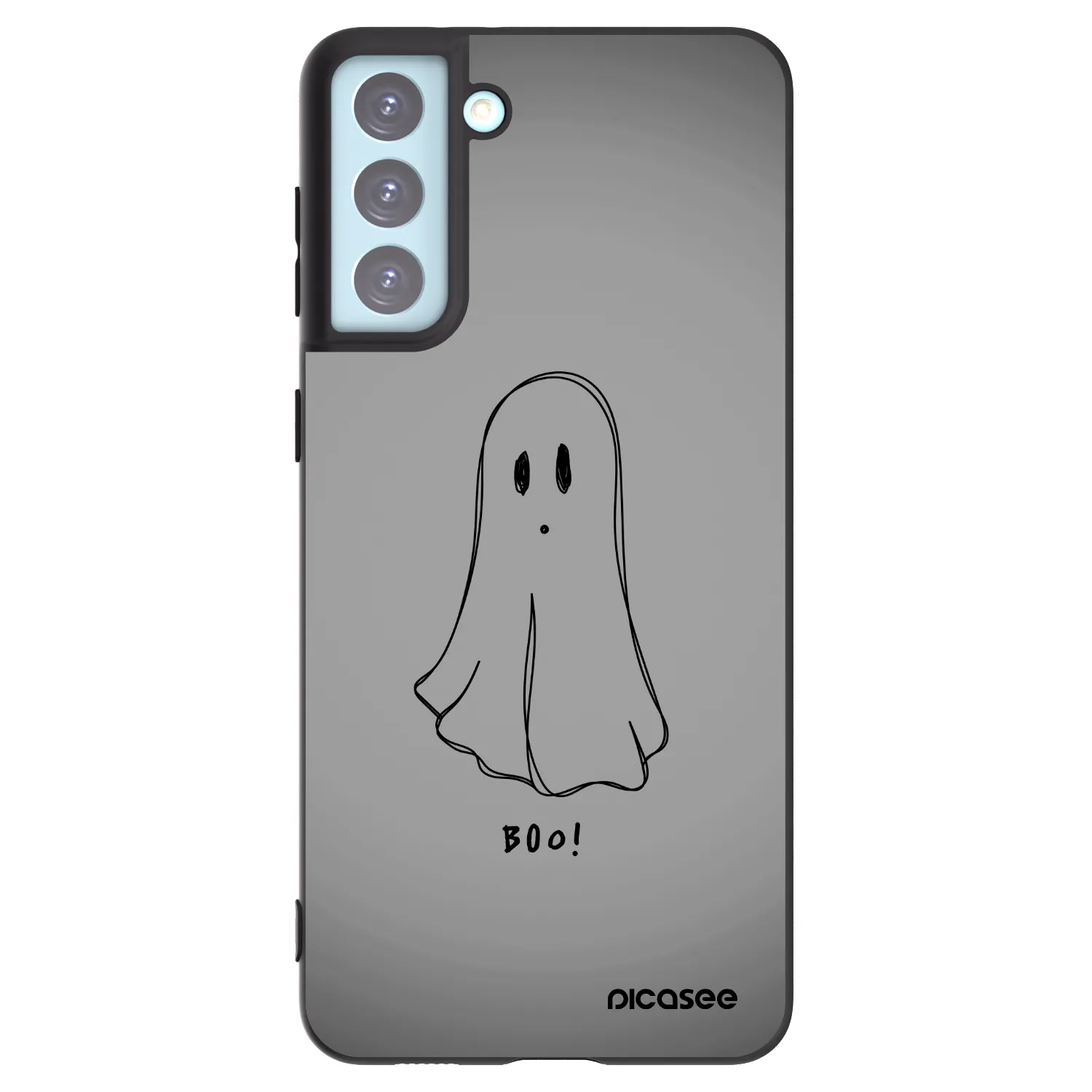 Picasee silikonový černý obal pro Samsung Galaxy S21+ 5G G996F - Ghost