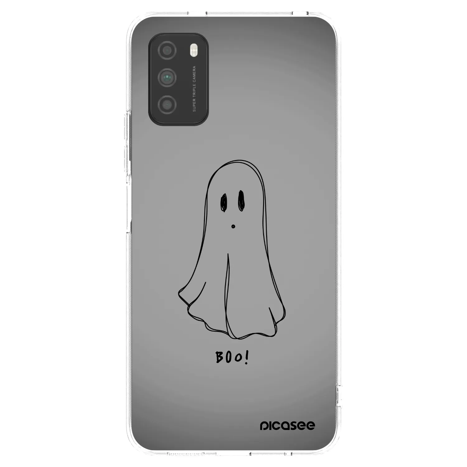 Picasee silikonový průhledný obal pro Xiaomi Poco M3 - Ghost
