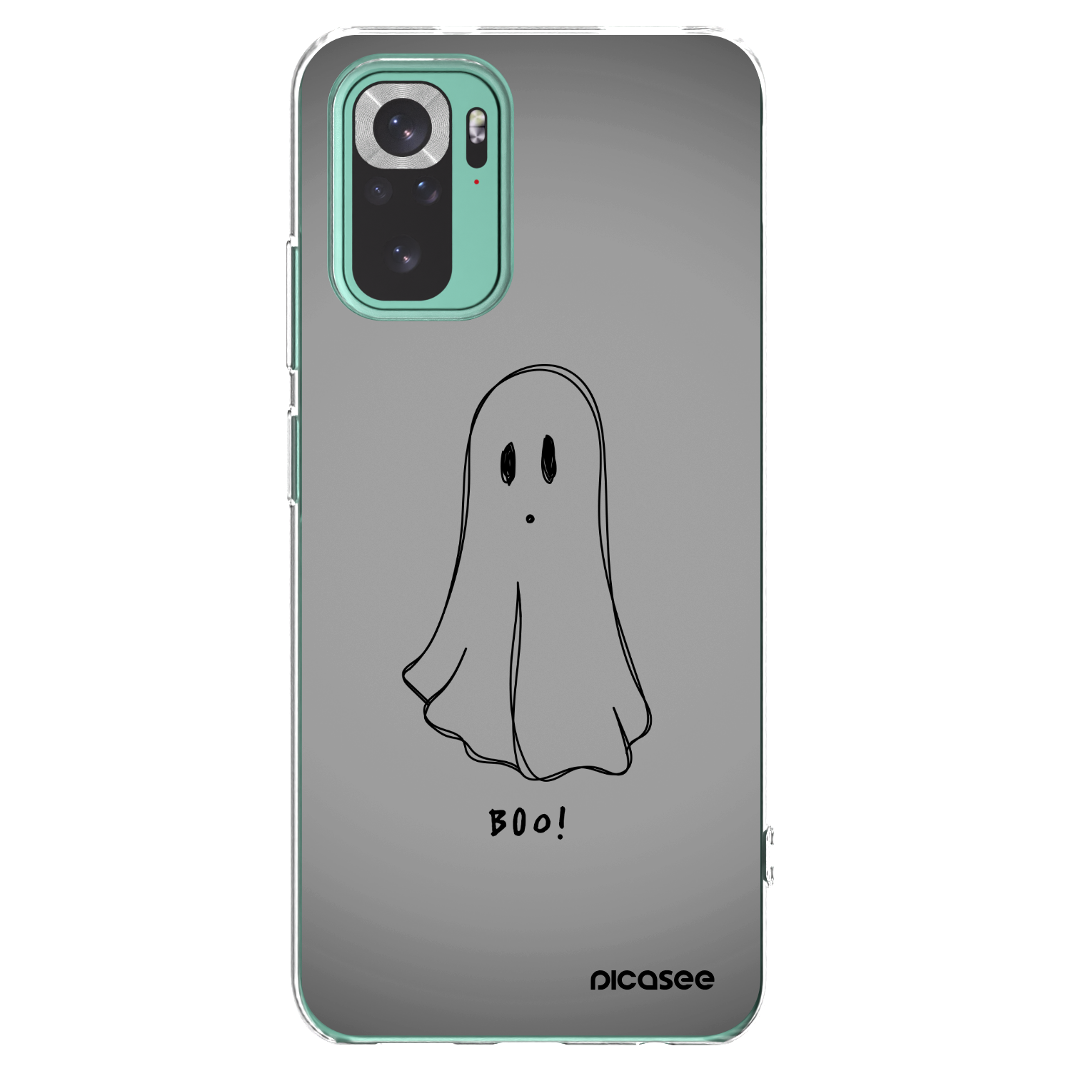 Picasee silikonový průhledný obal pro Xiaomi Redmi Note 10 Pro - Ghost