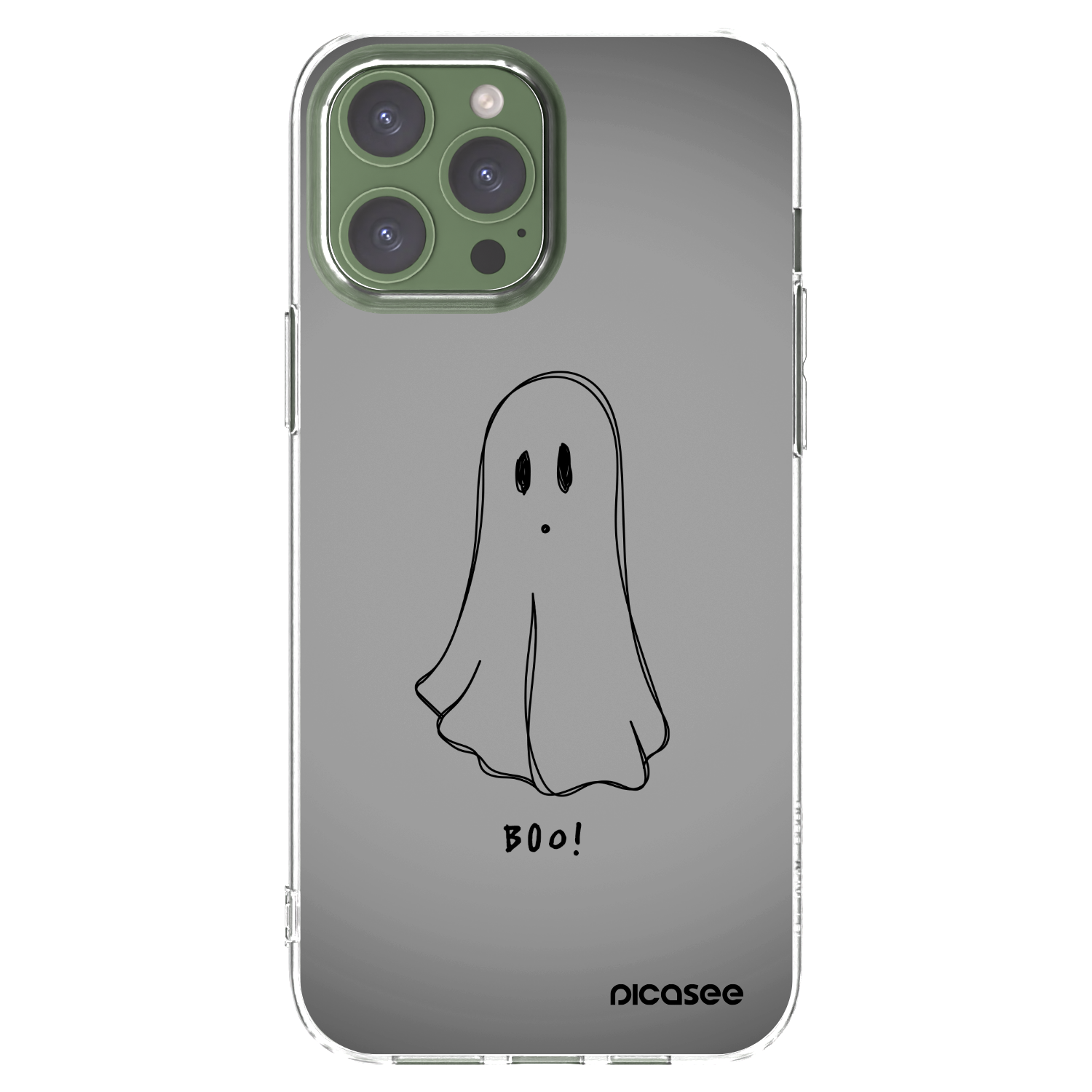 Picasee silikonový průhledný obal pro Apple iPhone 13 Pro Max - Ghost