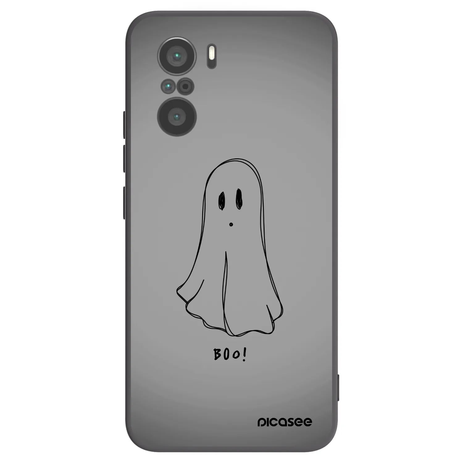 Picasee silikonový černý obal pro Xiaomi Poco F3 - Ghost