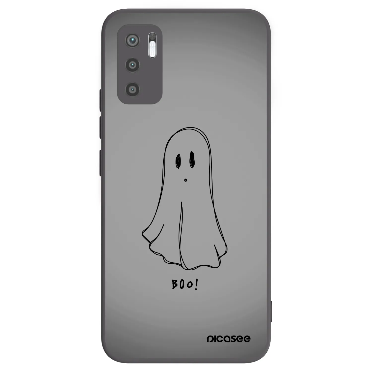 Picasee silikonový černý obal pro Xiaomi Redmi Note 10 5G - Ghost
