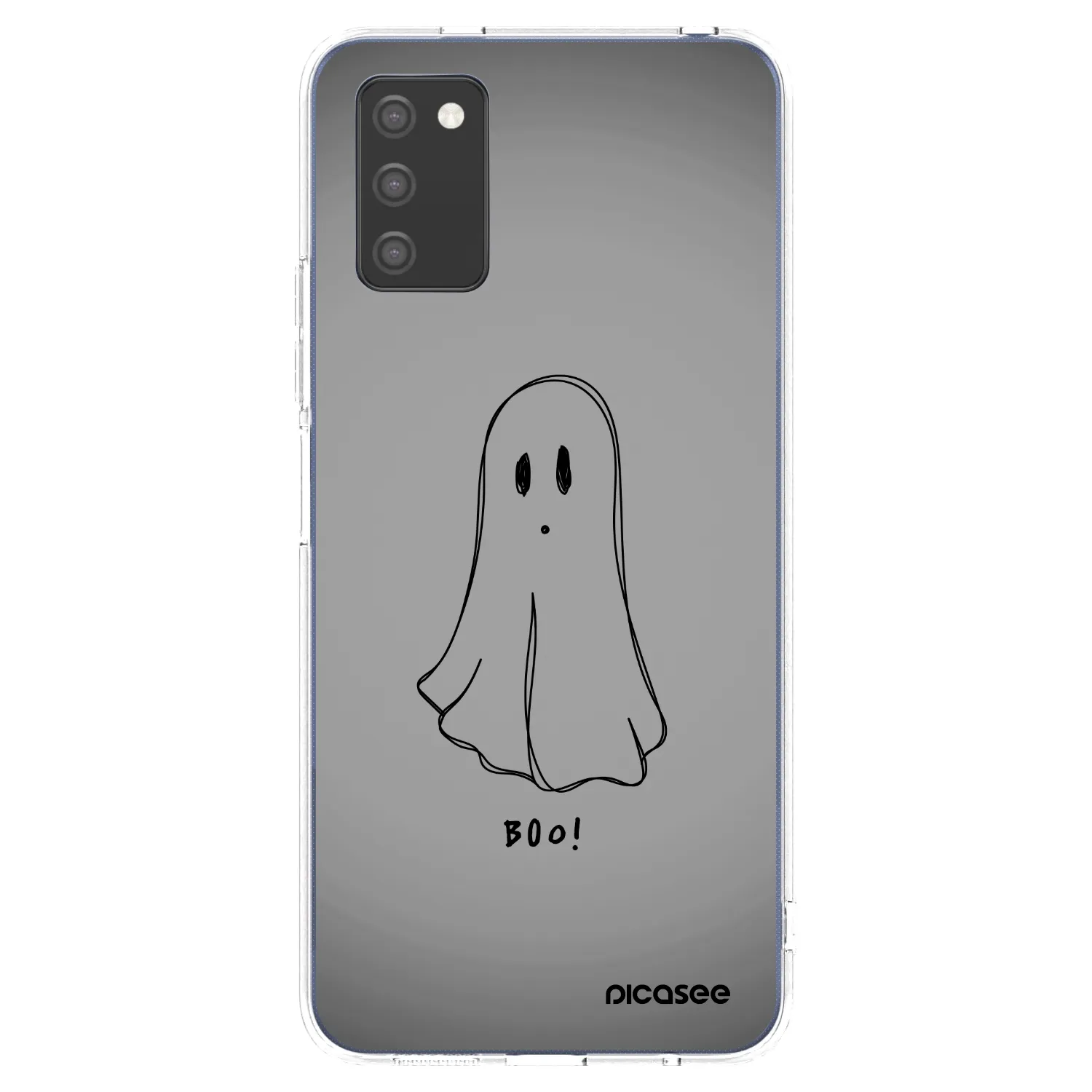 Picasee silikonový průhledný obal pro Samsung Galaxy A02s A025G - Ghost