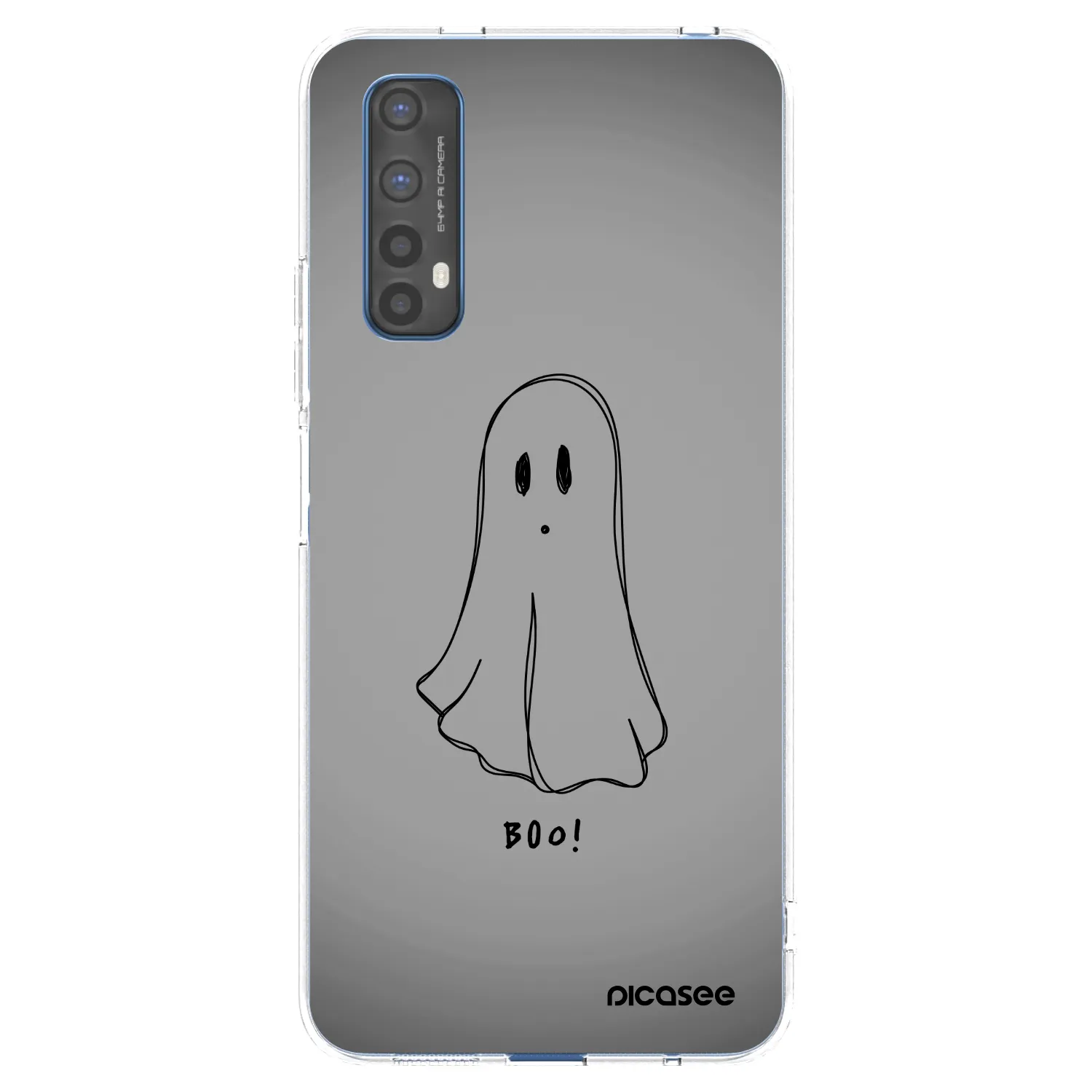 Picasee silikonový průhledný obal pro Realme 7 - Ghost