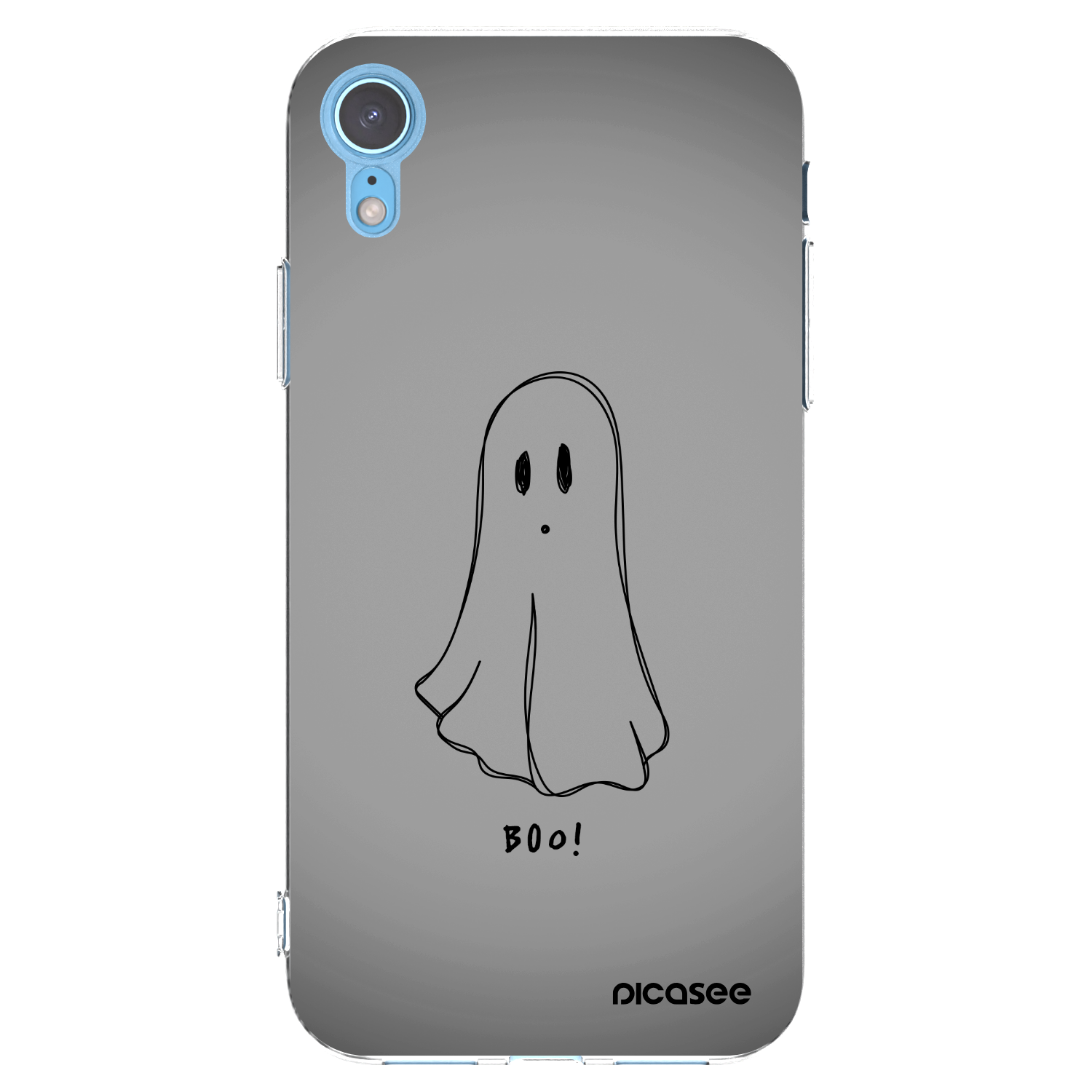 Picasee silikonový průhledný obal pro Apple iPhone XR - Ghost