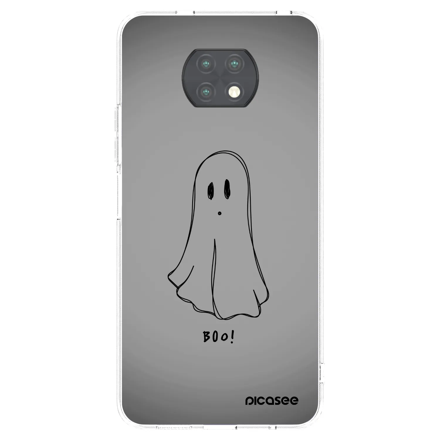 Picasee silikonový průhledný obal pro Xiaomi Redmi Note 9T - Ghost