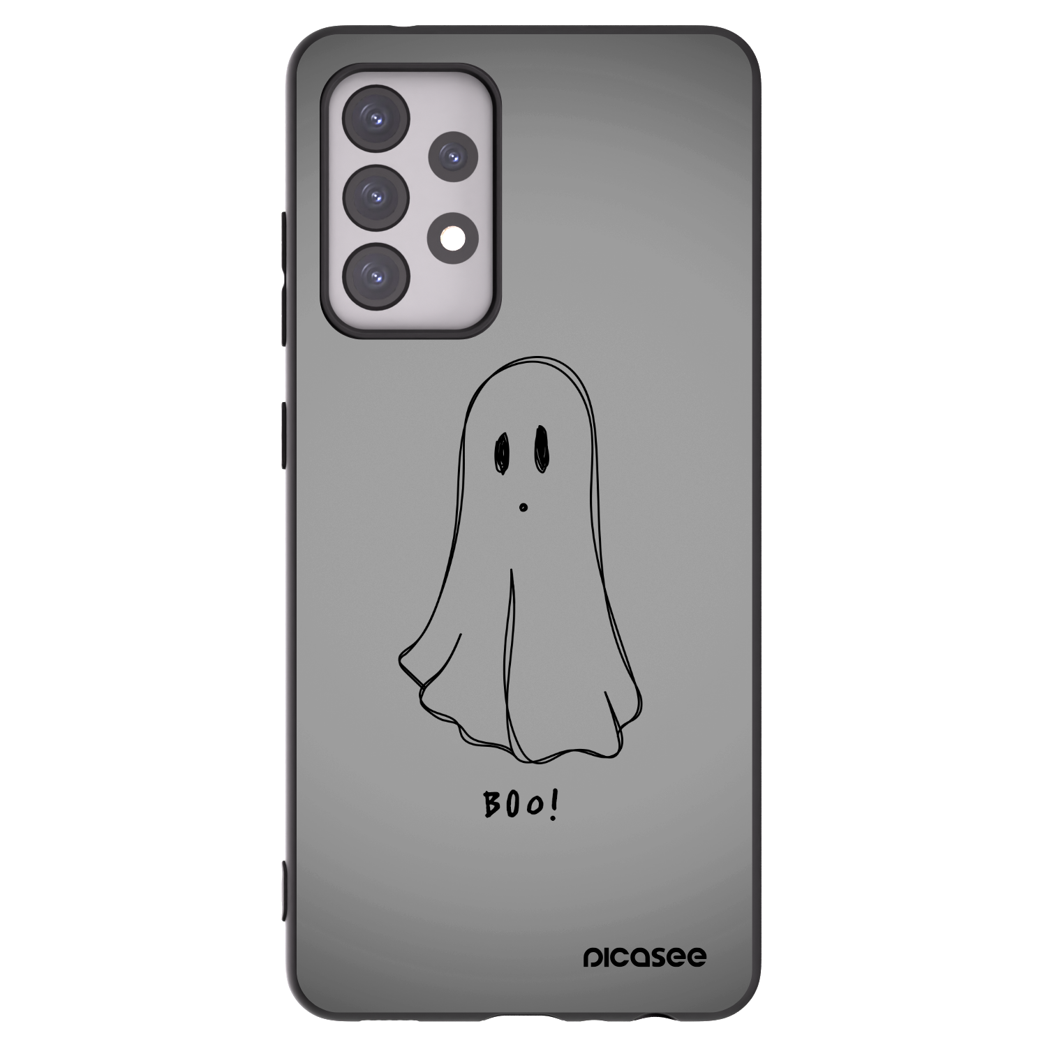 Picasee silikonový černý obal pro Samsung Galaxy A52s 5G A528B - Ghost