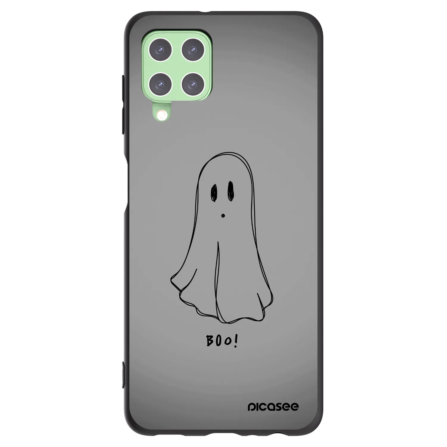 Picasee silikonový černý obal pro Samsung Galaxy A22 A225F 4G - Ghost
