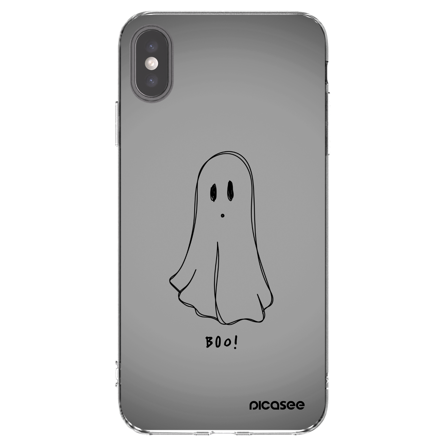 Picasee silikonový průhledný obal pro Apple iPhone XS Max - Ghost