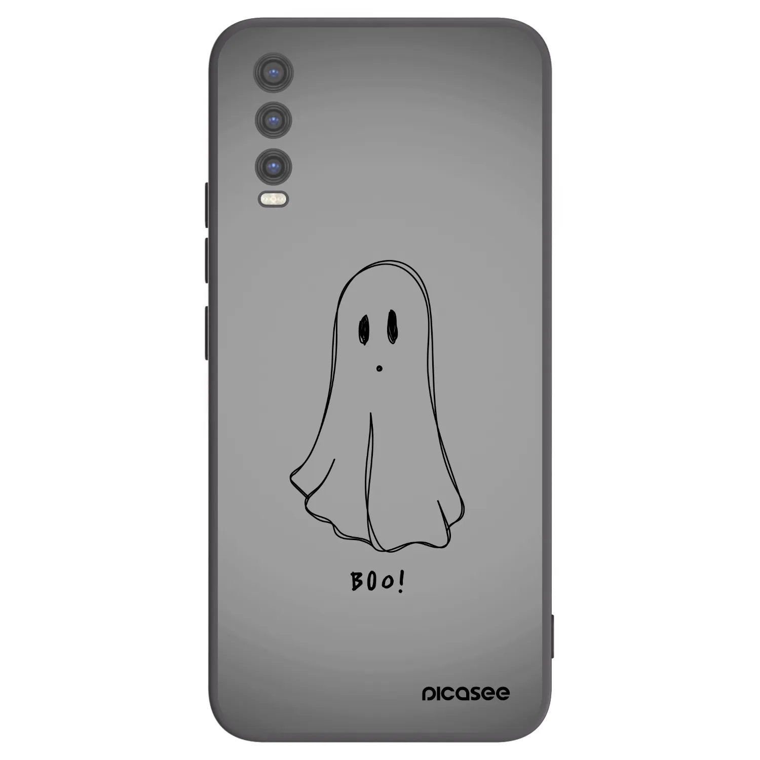Picasee silikonový černý obal pro Vivo Y20s - Ghost