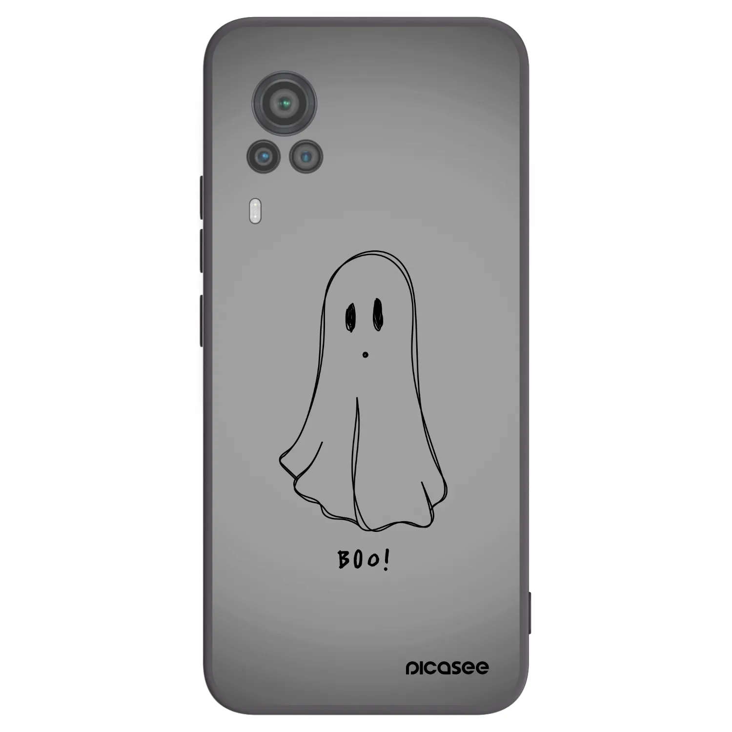 Picasee silikonový černý obal pro Vivo X60 Pro 5G - Ghost