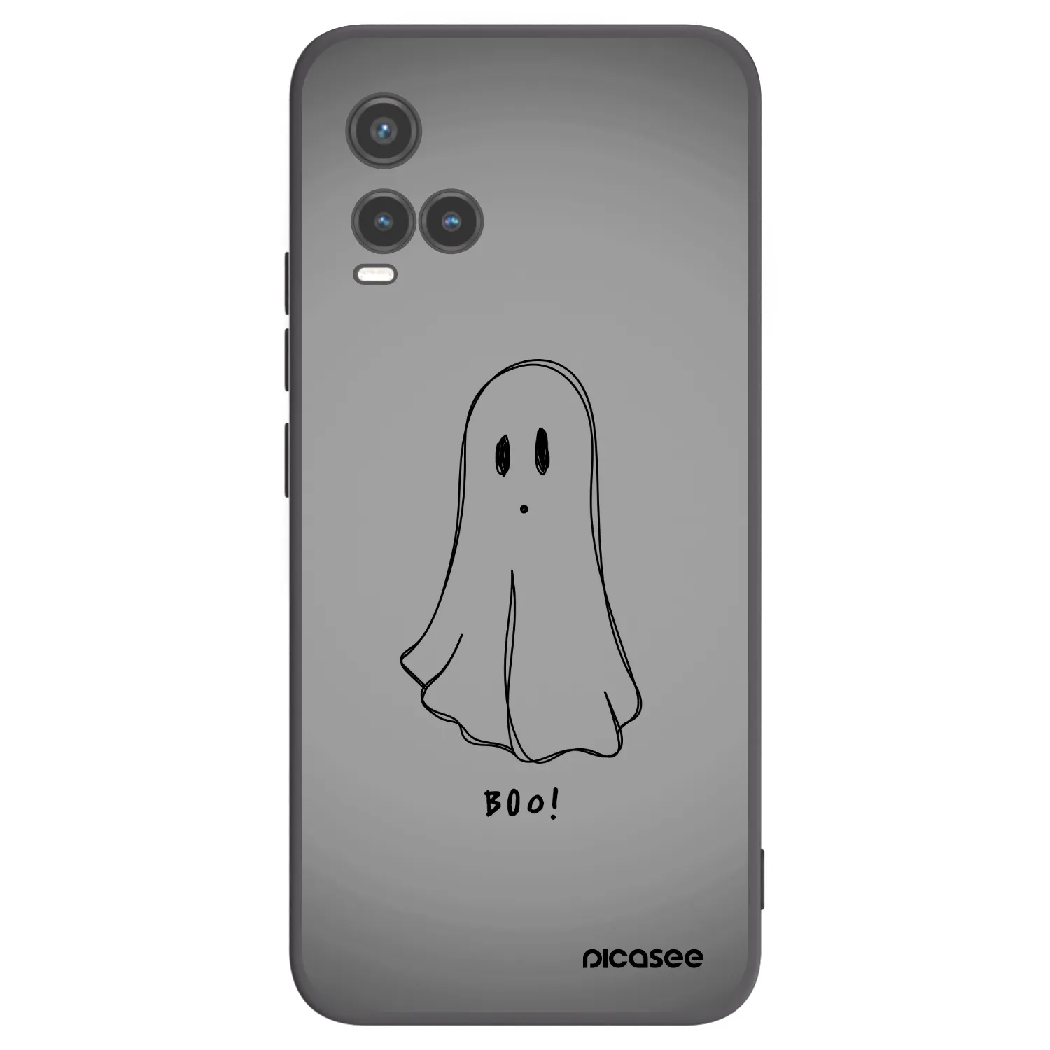 Picasee silikonový černý obal pro Vivo Y33s - Ghost