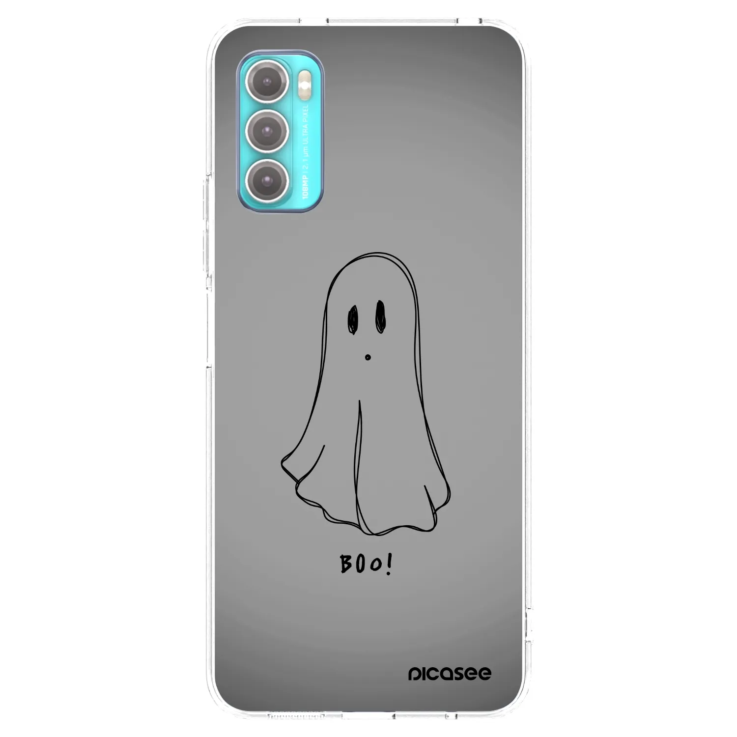 Picasee silikonový průhledný obal pro Motorola Moto G60 - Ghost