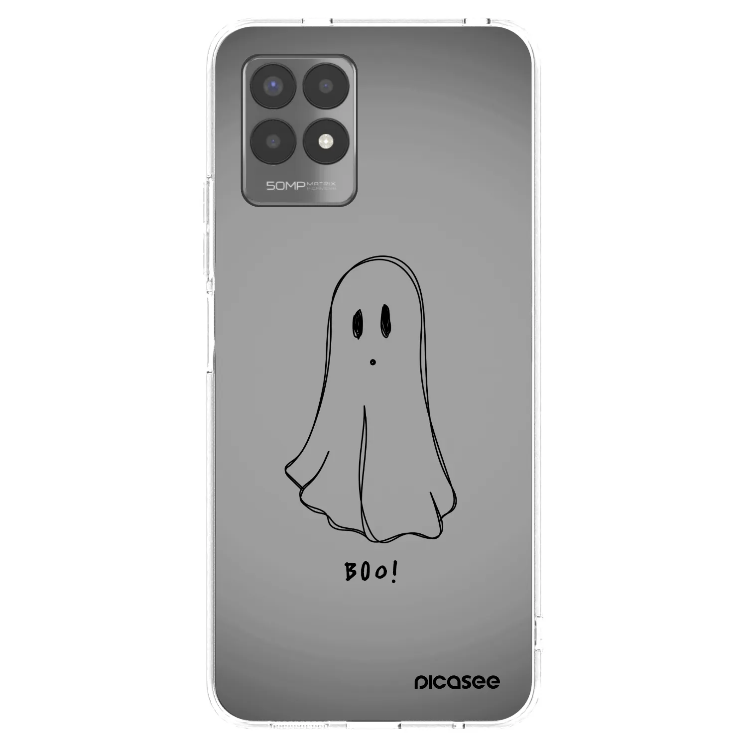 Picasee silikonový průhledný obal pro Realme 8i - Ghost