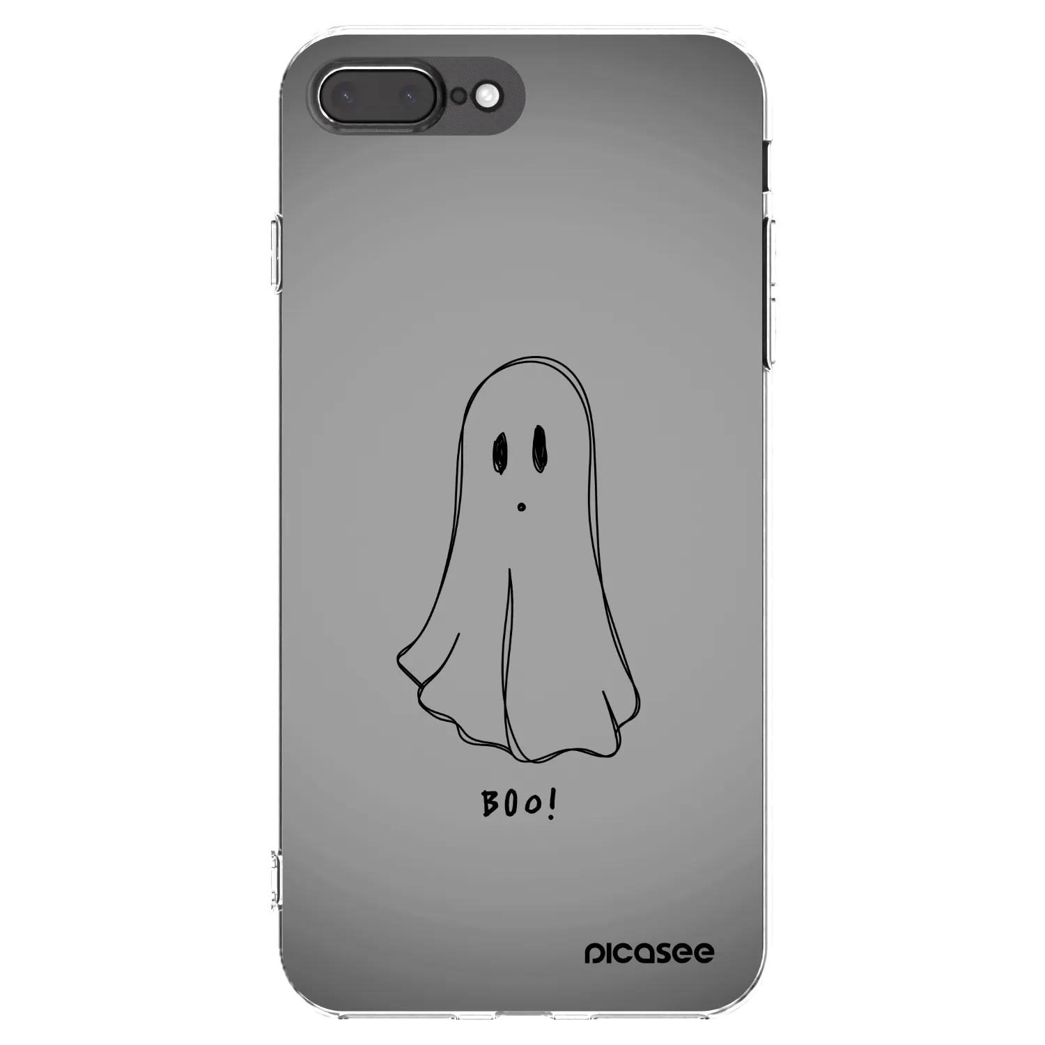 Picasee silikonový průhledný obal pro Apple iPhone 7 Plus - Ghost