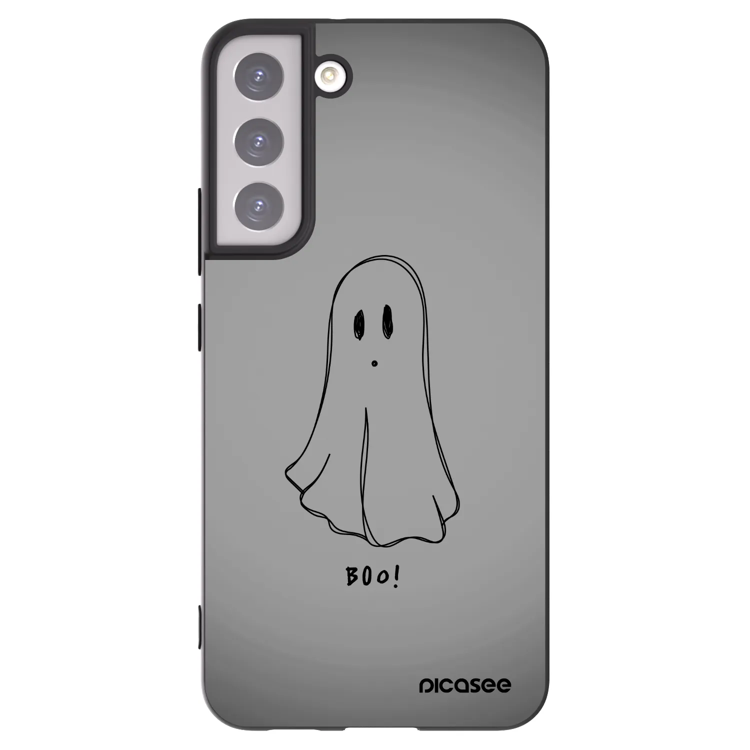 Picasee silikonový černý obal pro Samsung Galaxy S22+ 5G - Ghost