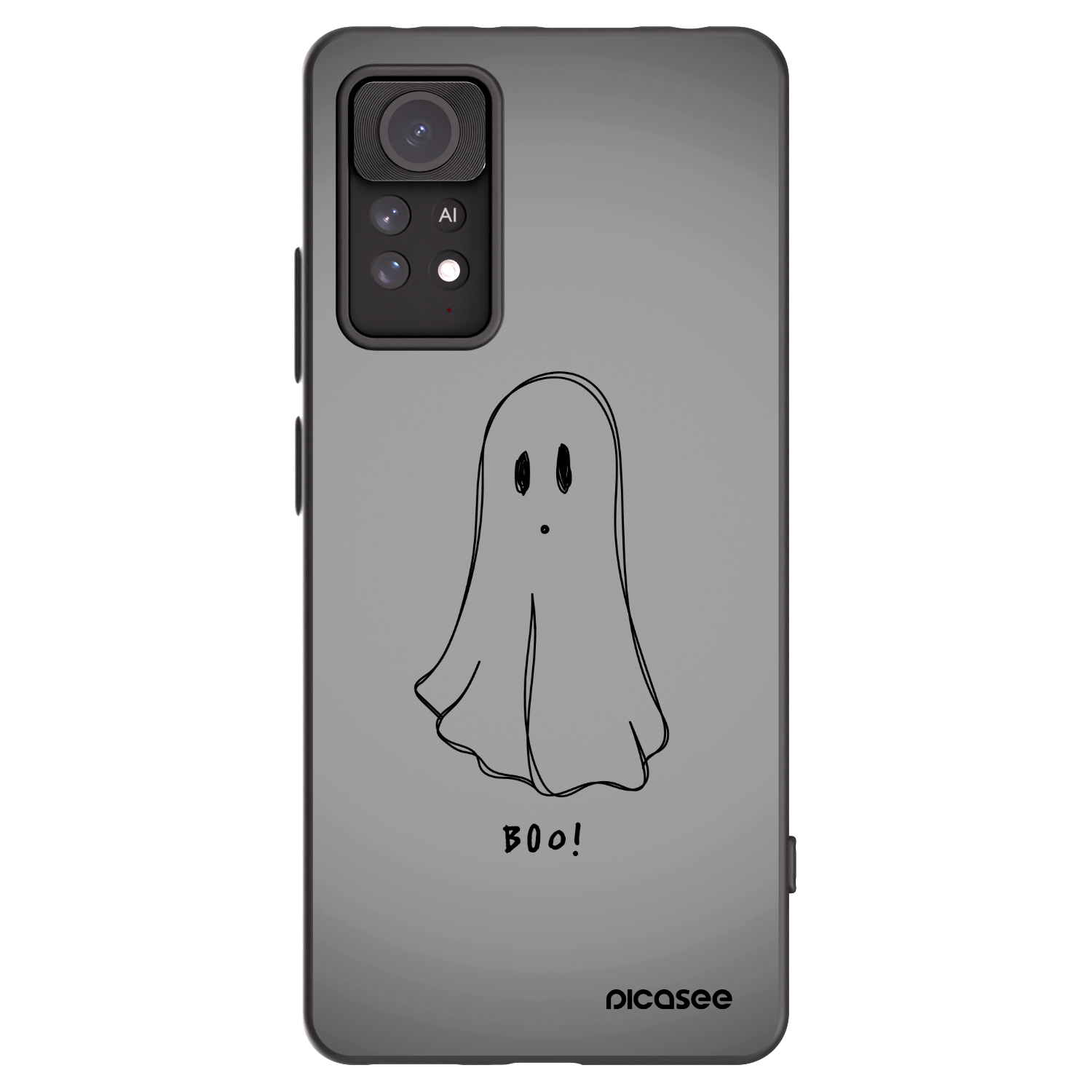Picasee silikonový černý obal pro Xiaomi Redmi Note 11 Pro 5G - Ghost