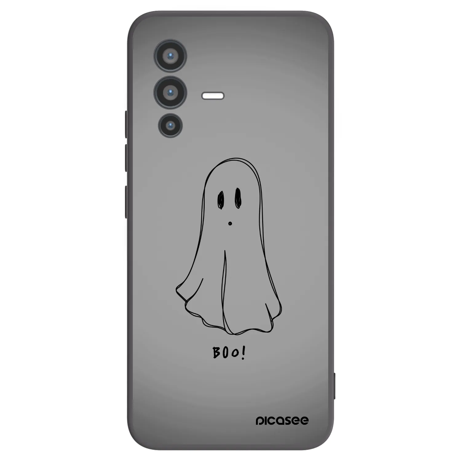 Picasee silikonový černý obal pro Vivo V23 5G - Ghost