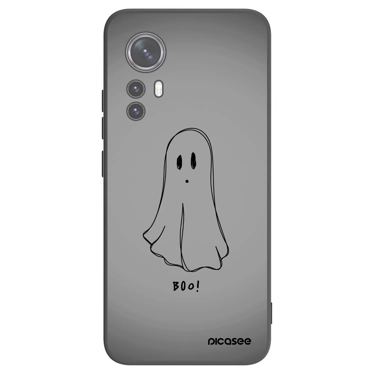Picasee silikonový černý obal pro Xiaomi 12X - Ghost