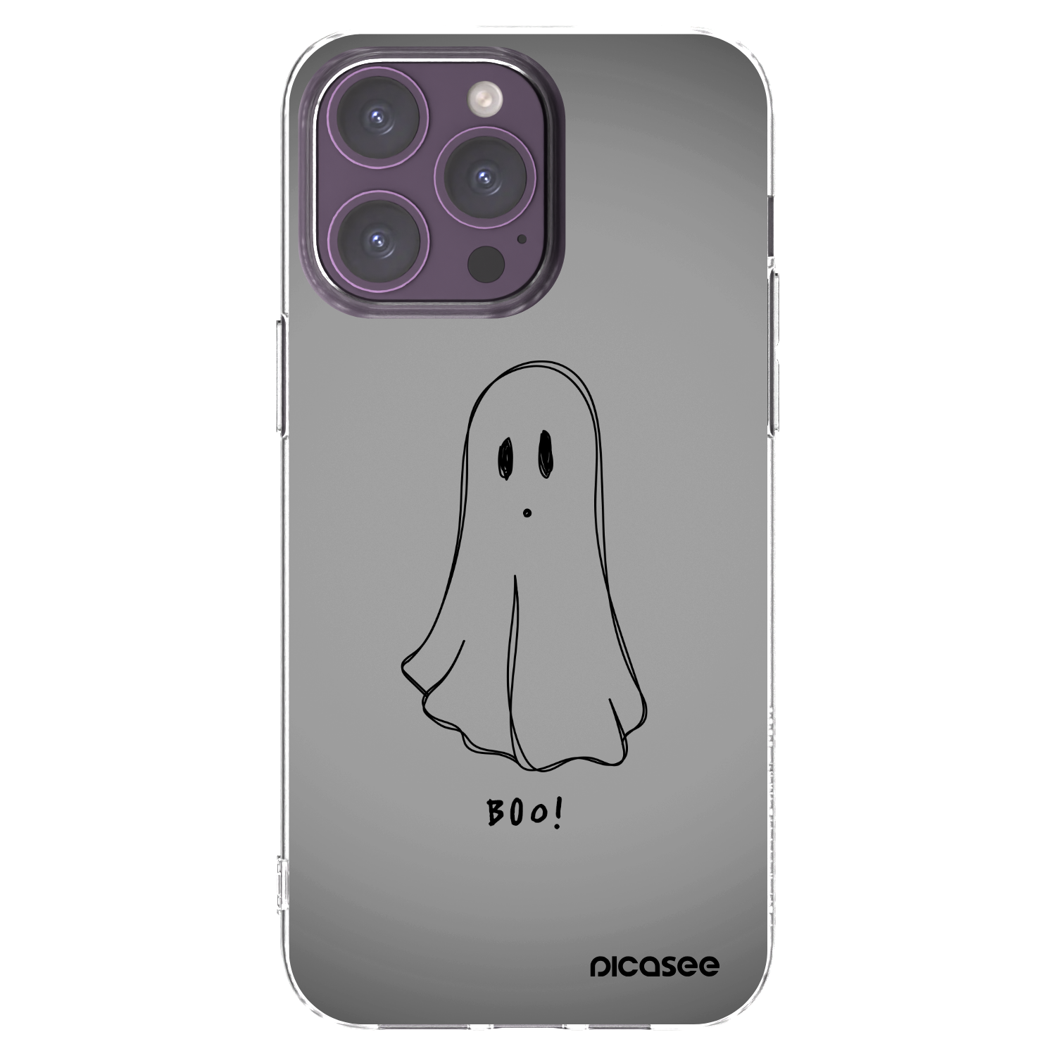 Picasee silikonový průhledný obal pro Apple iPhone 14 Pro Max - Ghost