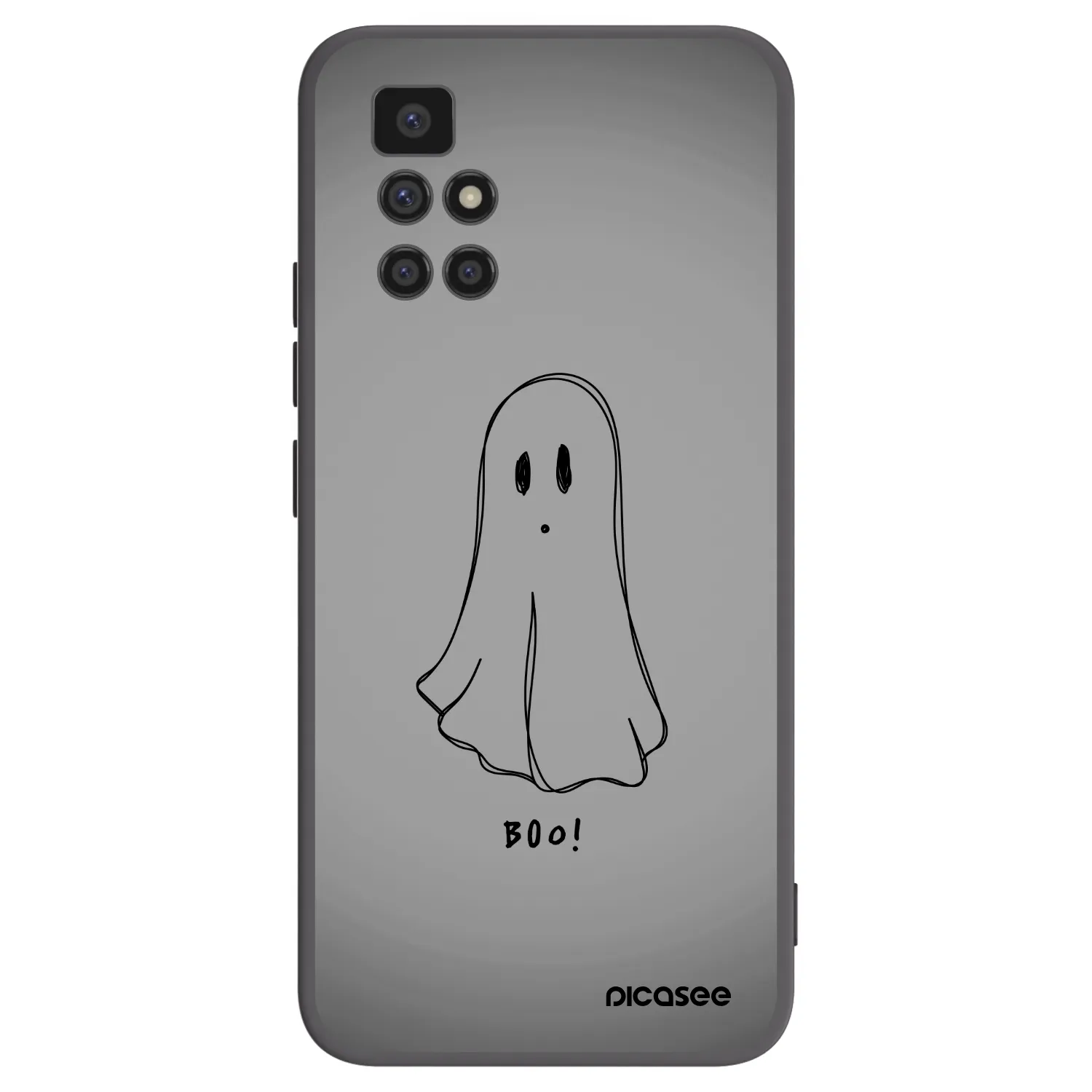 Picasee silikonový černý obal pro Xiaomi Redmi 10 (2022) - Ghost