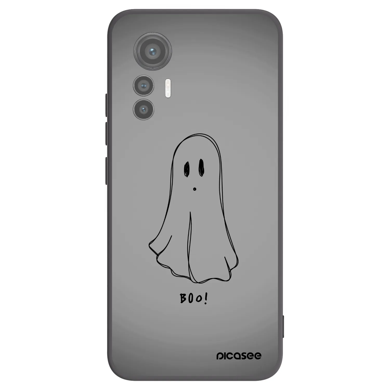 Picasee silikonový černý obal pro Xiaomi 12 Lite - Ghost