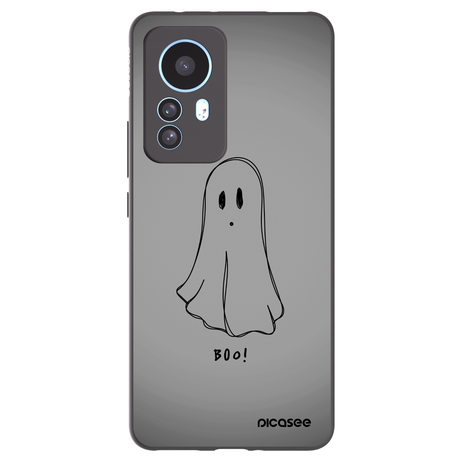 Picasee silikonový černý obal pro Xiaomi 12T - Ghost